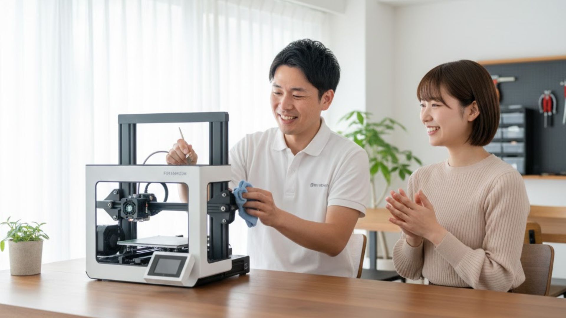 3Dプリンターの査定風景