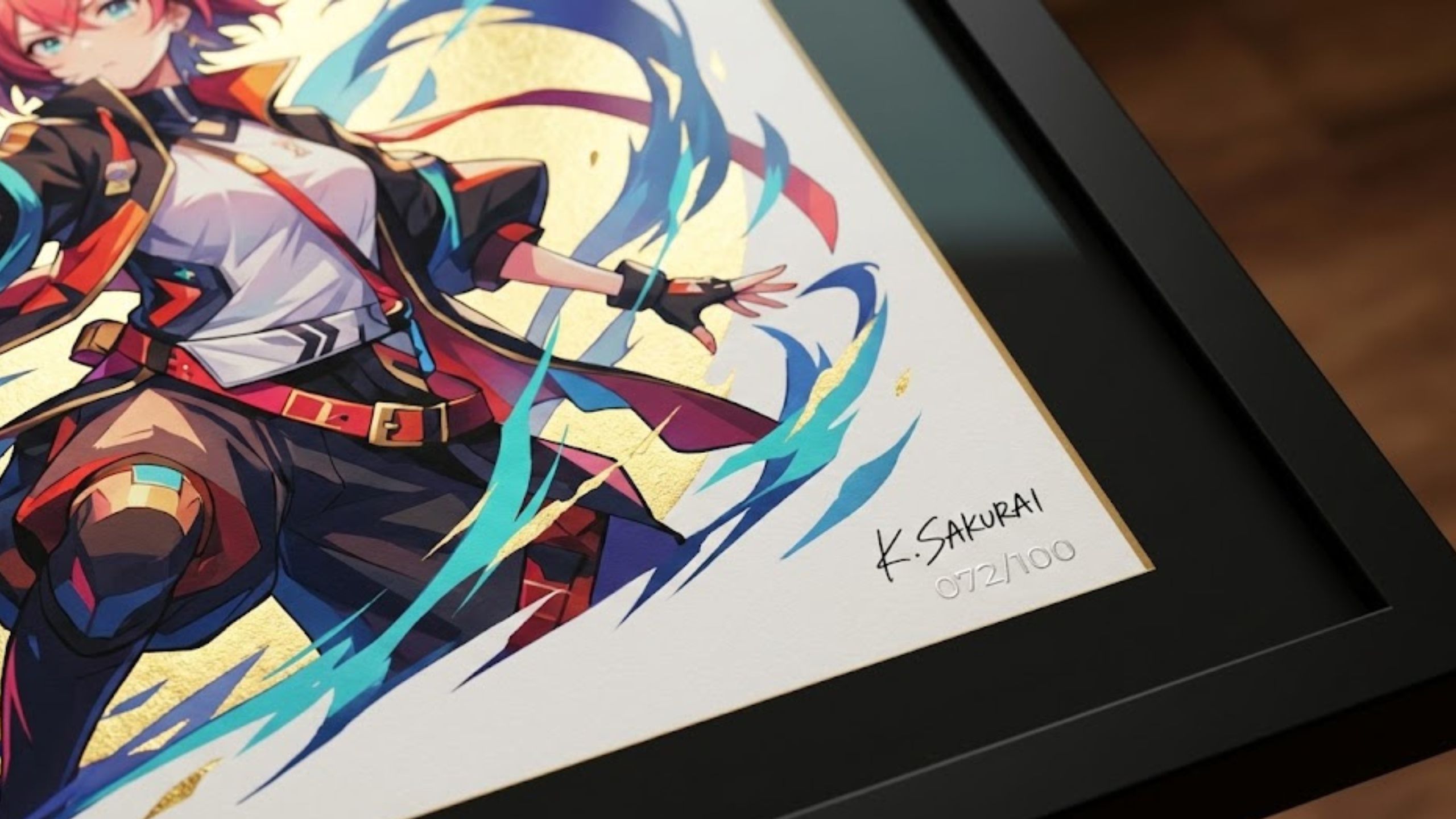 高級額装された受注生産のジークレー複製原画