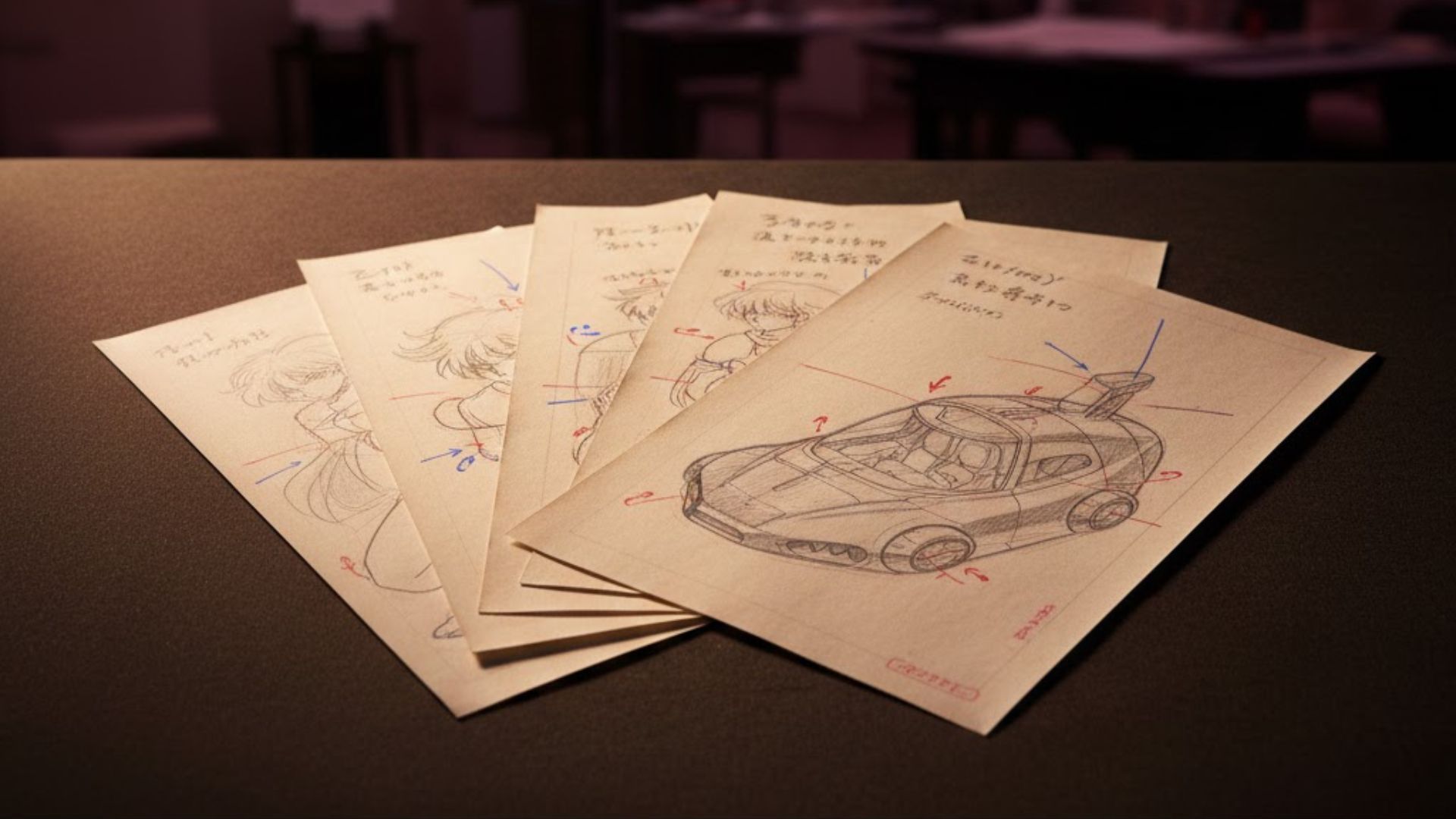 アニメ原画・レイアウト 買取イメージ