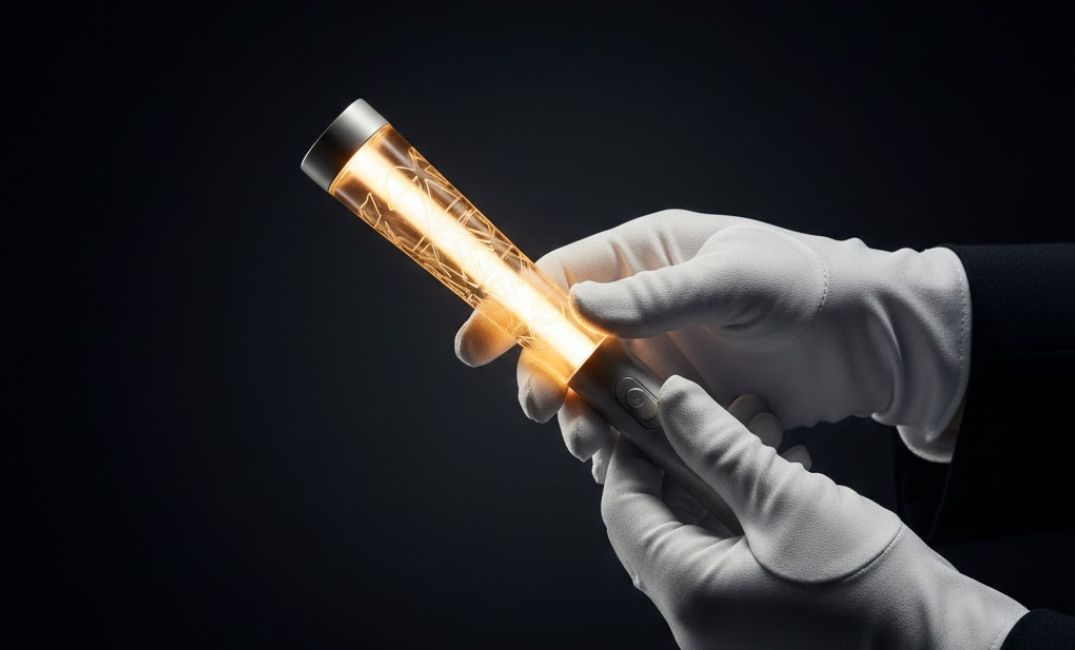 アーティストグッズ・ペンライトの査定風景