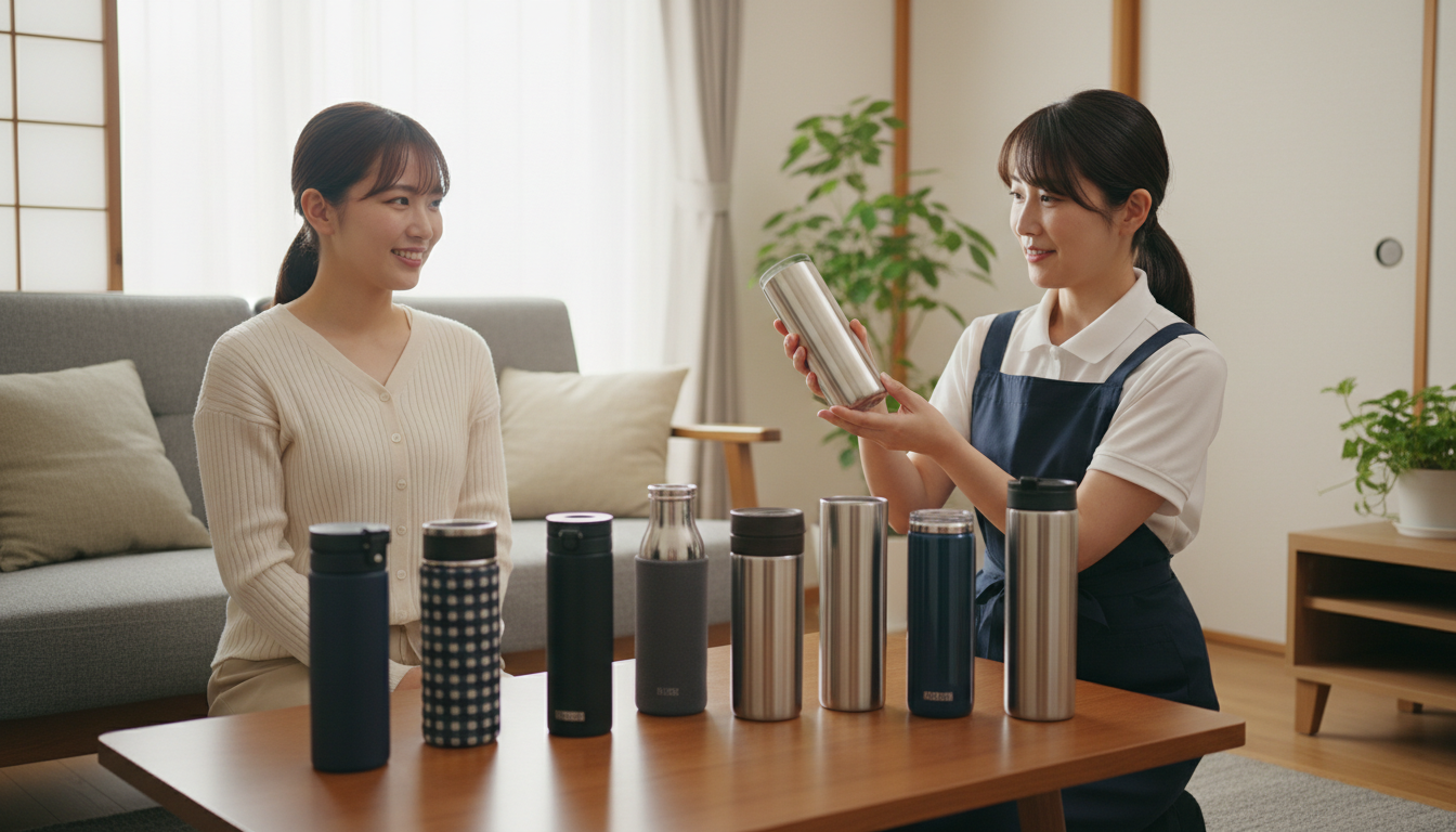 水筒・タンブラーの査定風景