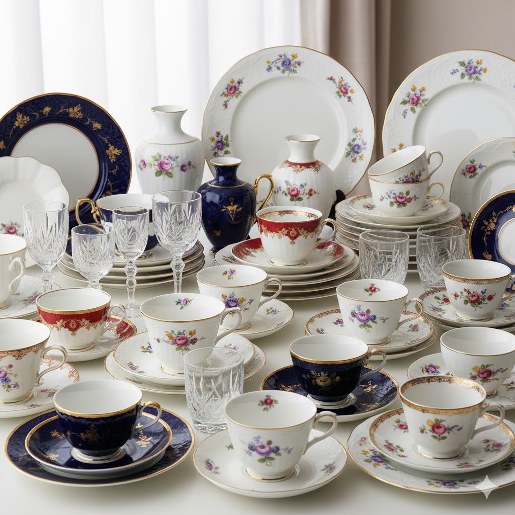 ブランド食器コレクションの一例