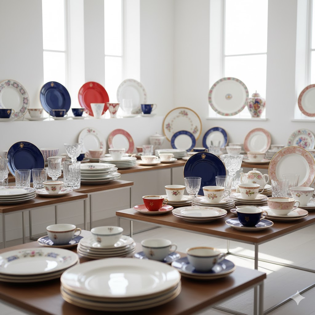 ブランド食器の出張買取イメージ