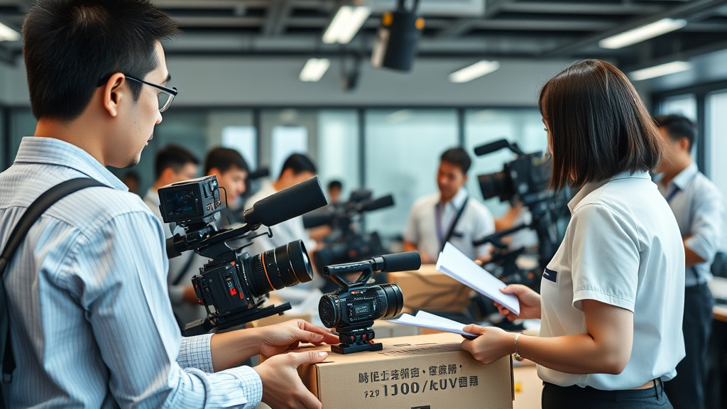 業務用カメラ買取のスムーズな手続きイメージ