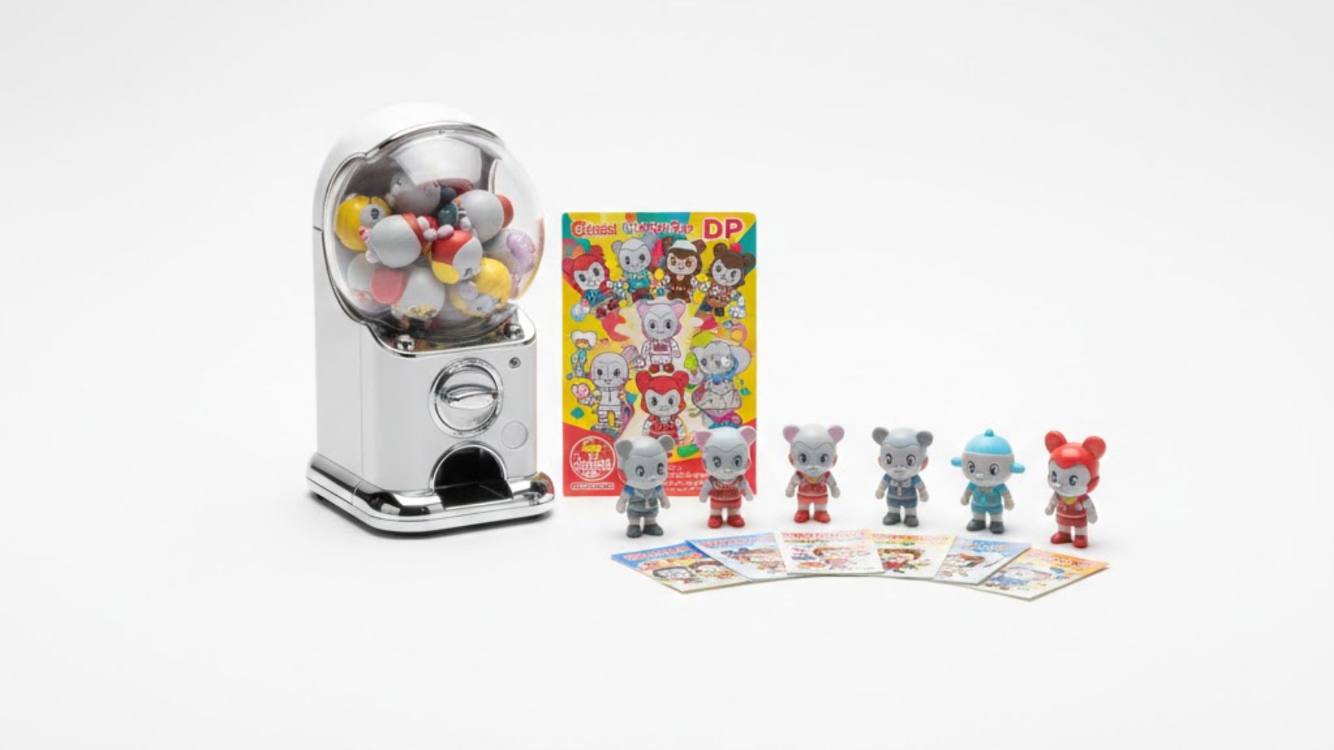 ガチャガチャ本体や販促用台紙の買取イメージ