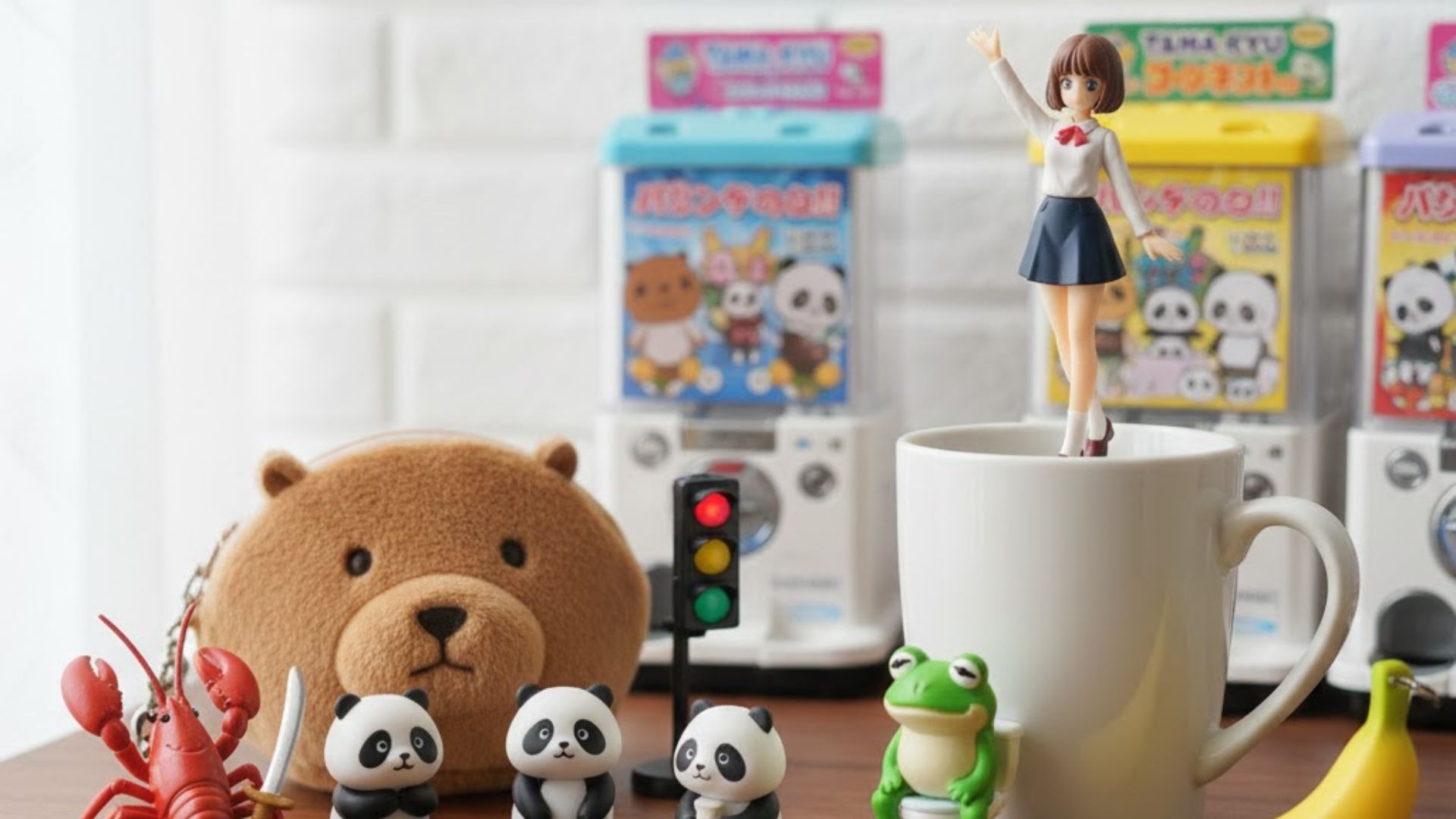 コップのフチ子や話題の面白ガチャ買取イメージ