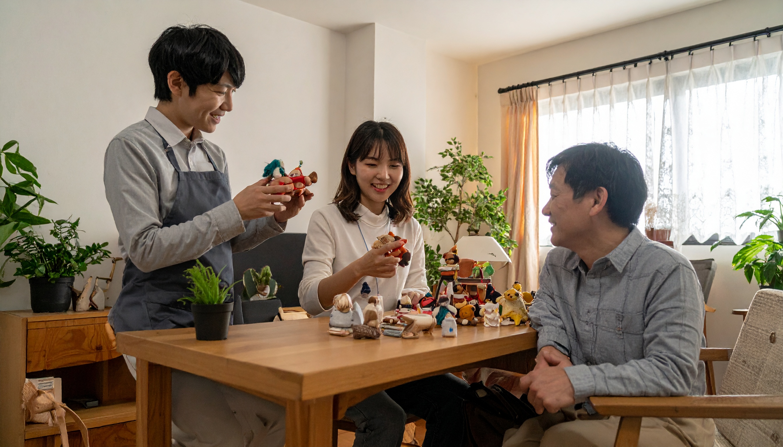 キャラクターグッズ査定風景