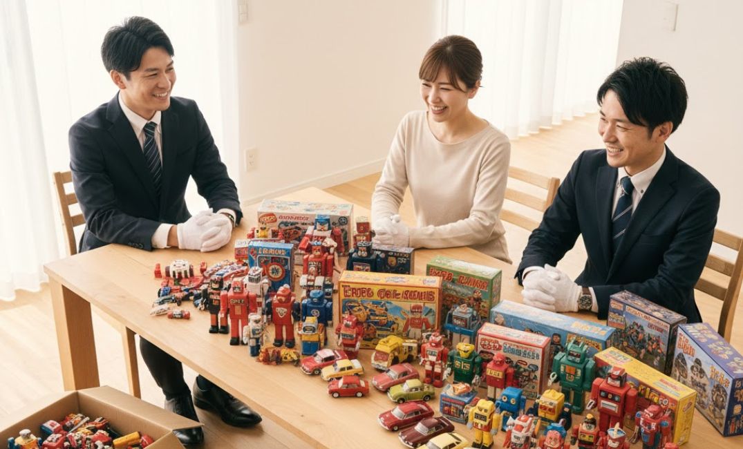 大量買取の様子