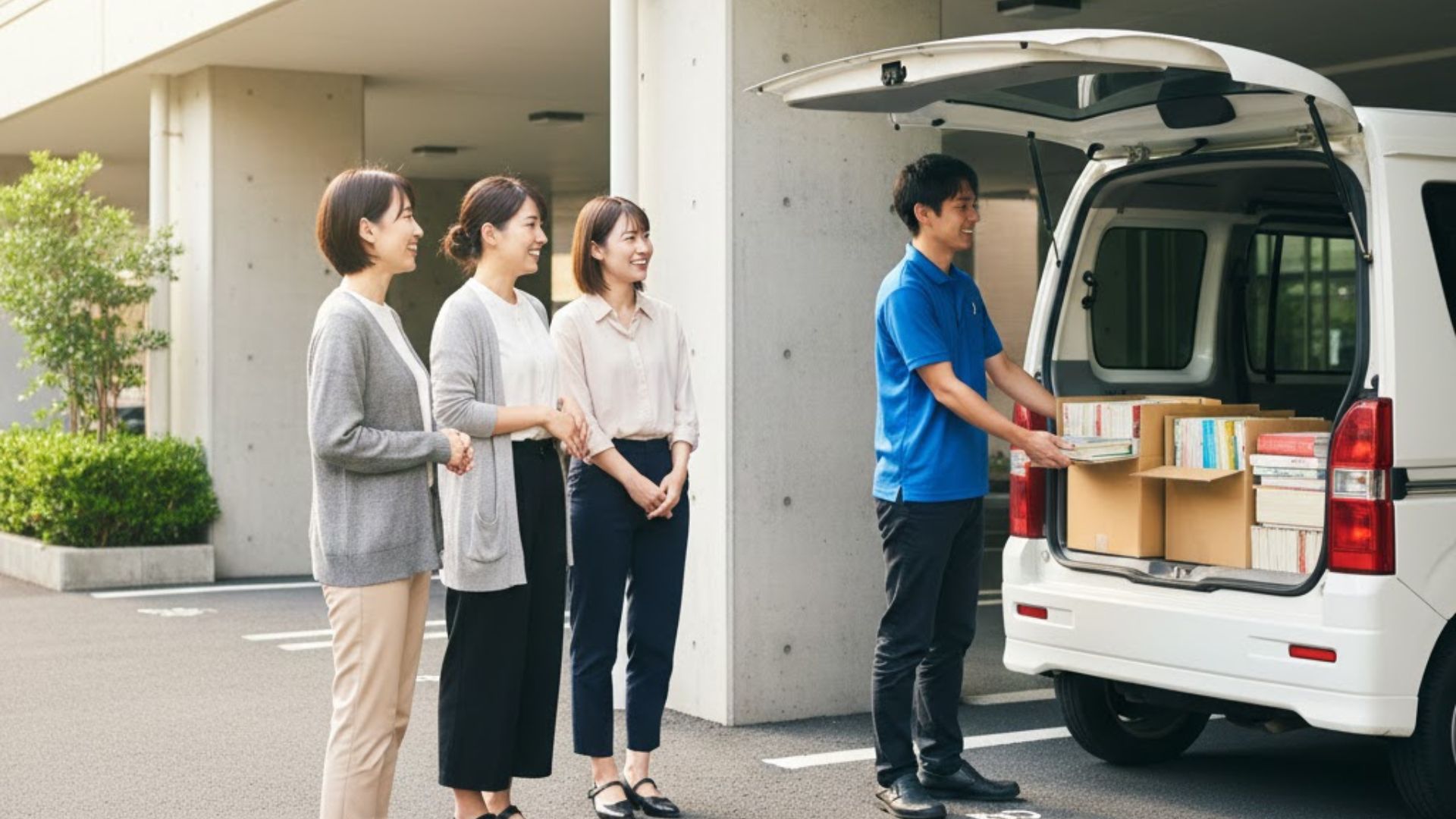 宅配買取の様子