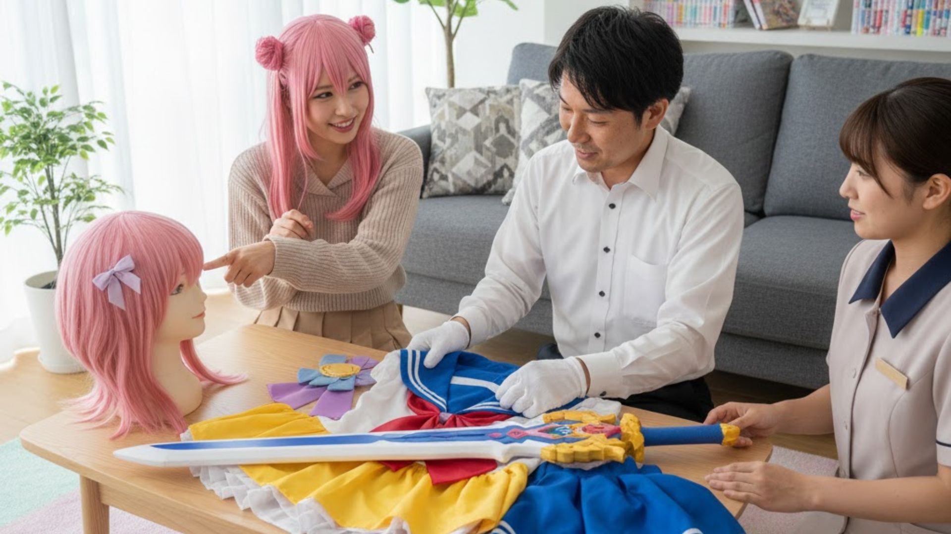 コスプレアイテム査定風景