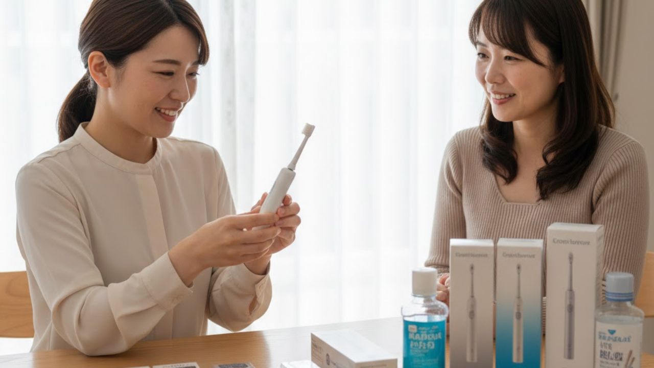 口腔ケア家電査定風景