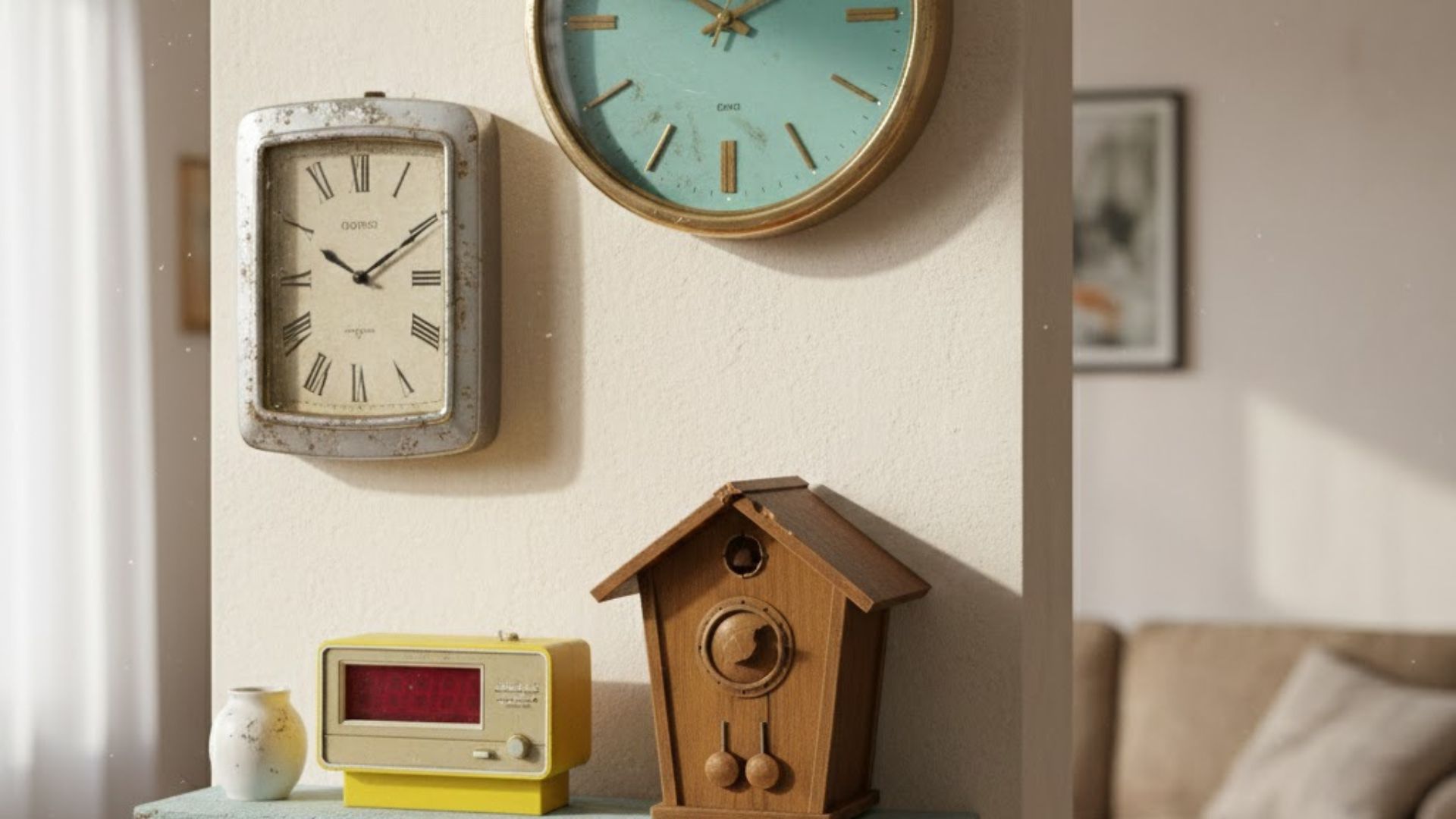 使用済掛け時計