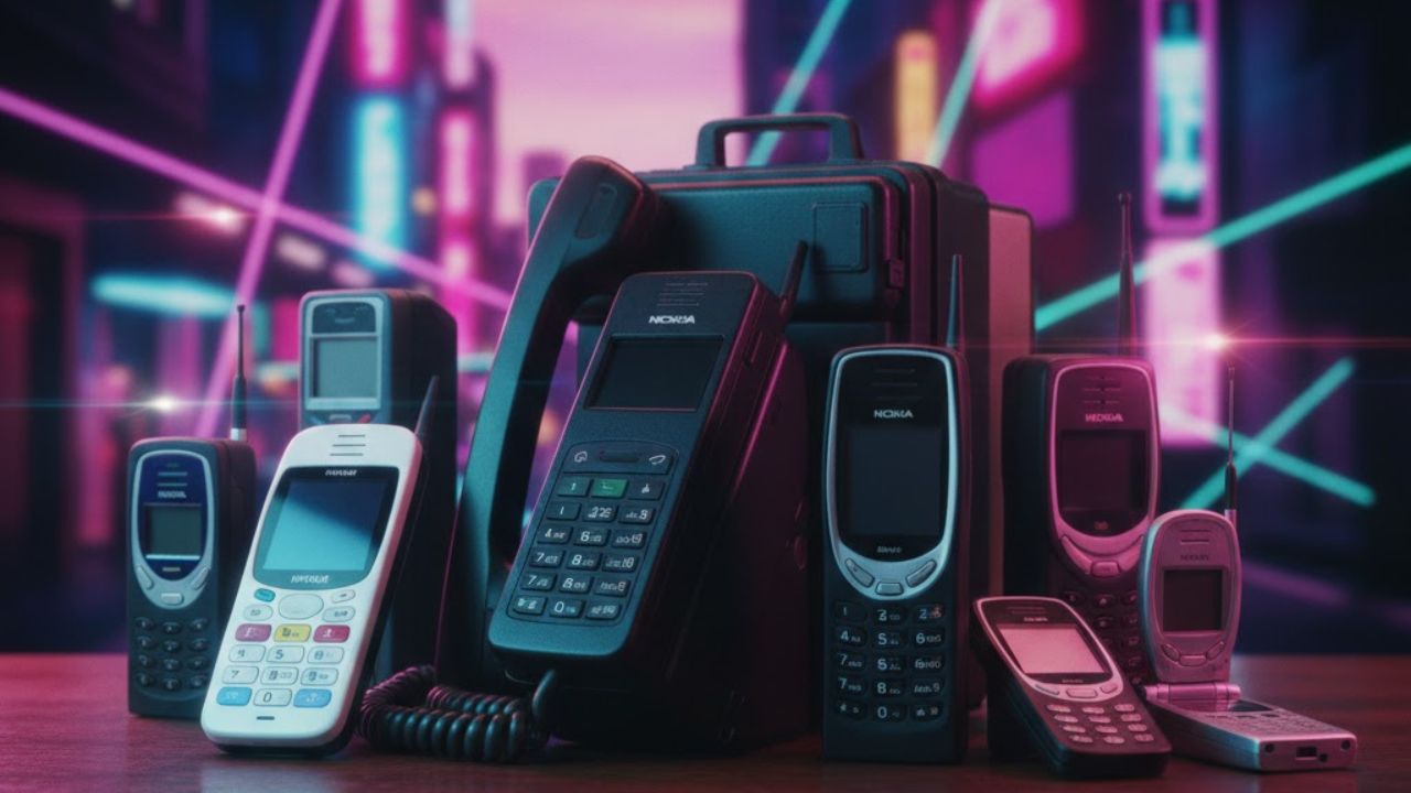 ショルダーフォンや初期のデザイン携帯電話