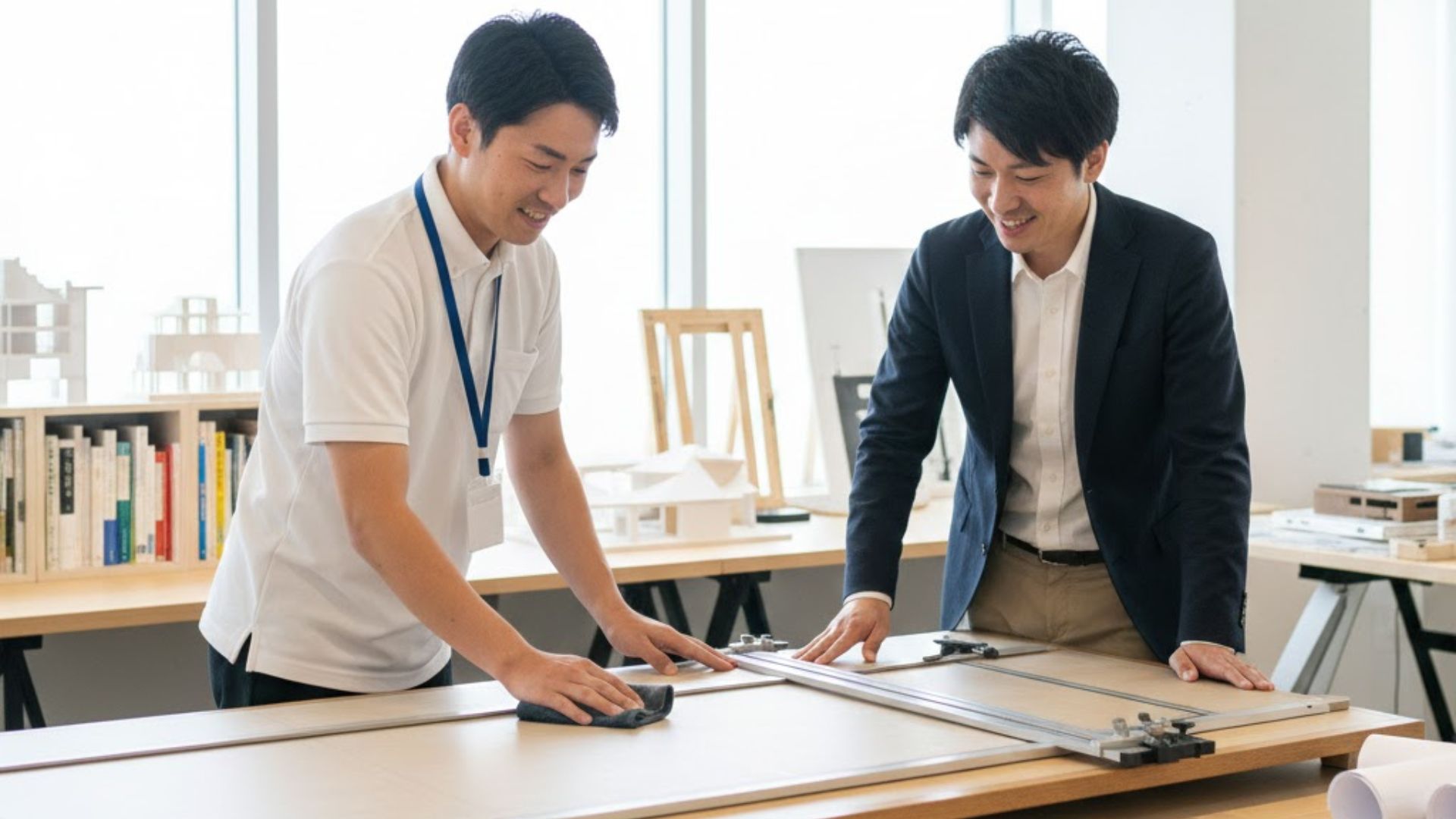 ドラフター・製図版の査定風景