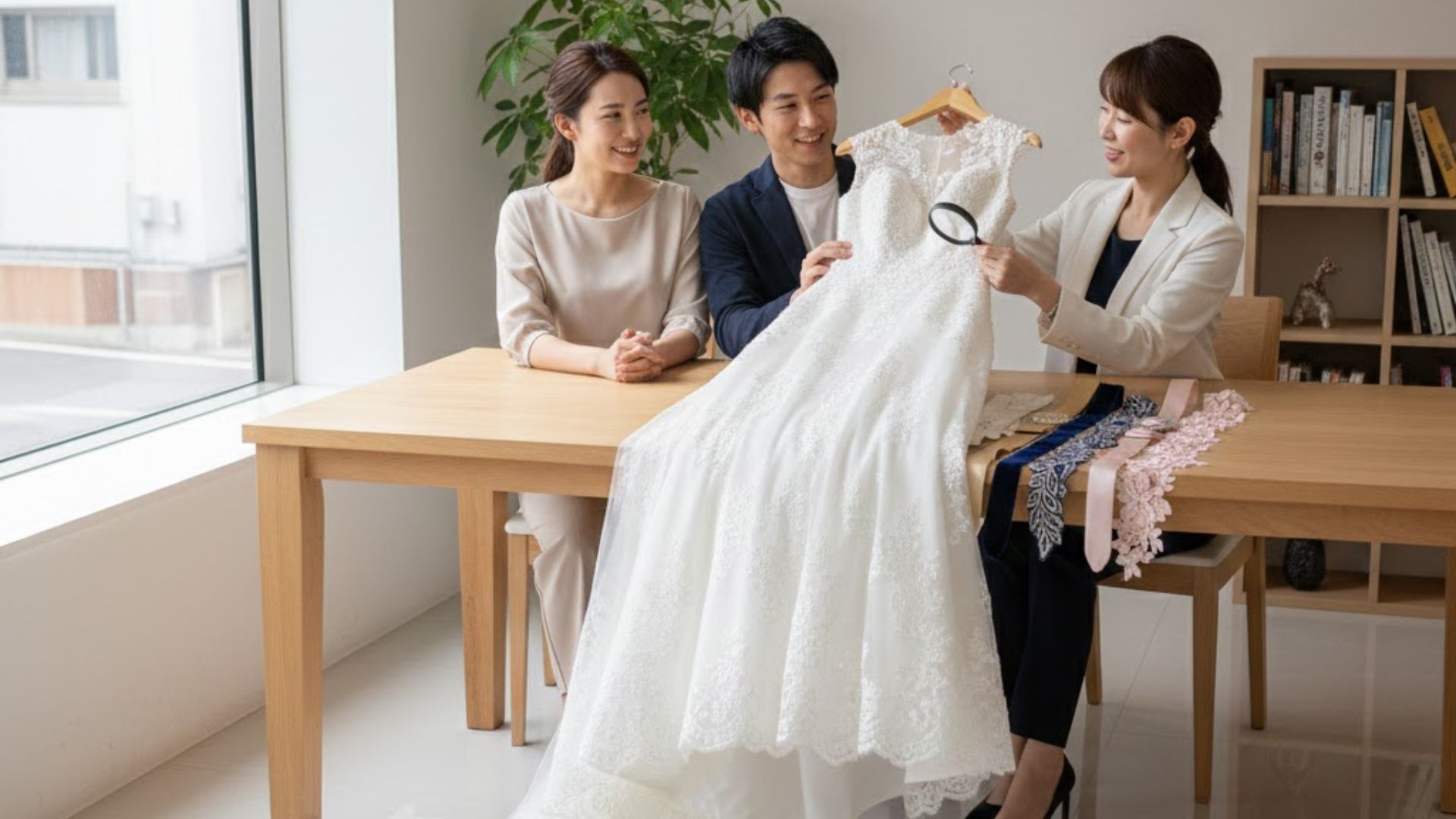 ドレス査定風景