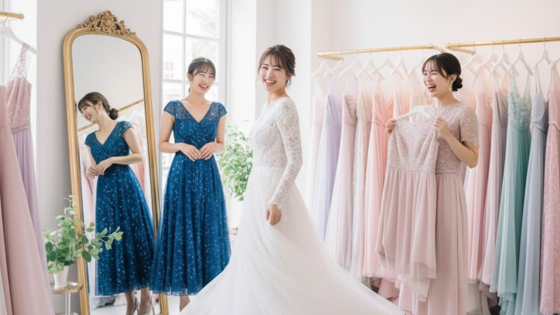 ウエディングドレス・カラードレス