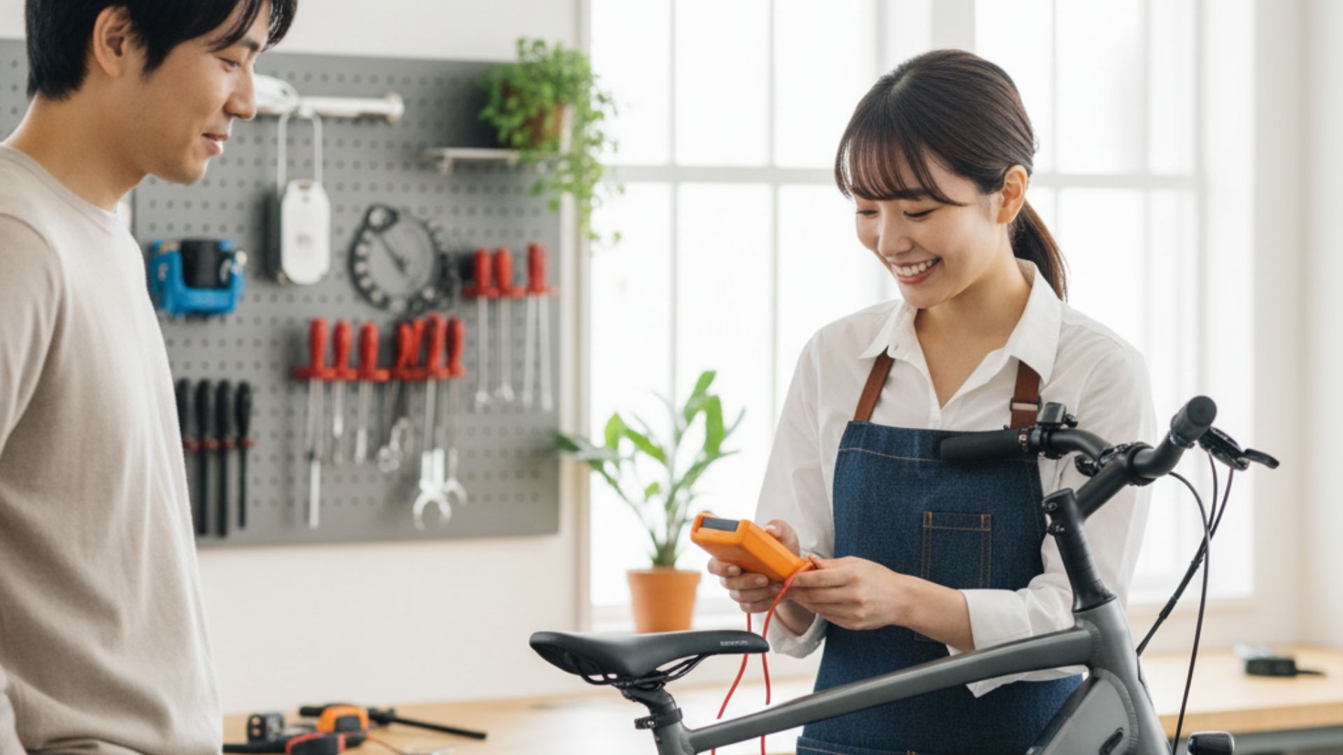 E-bikeの査定風景