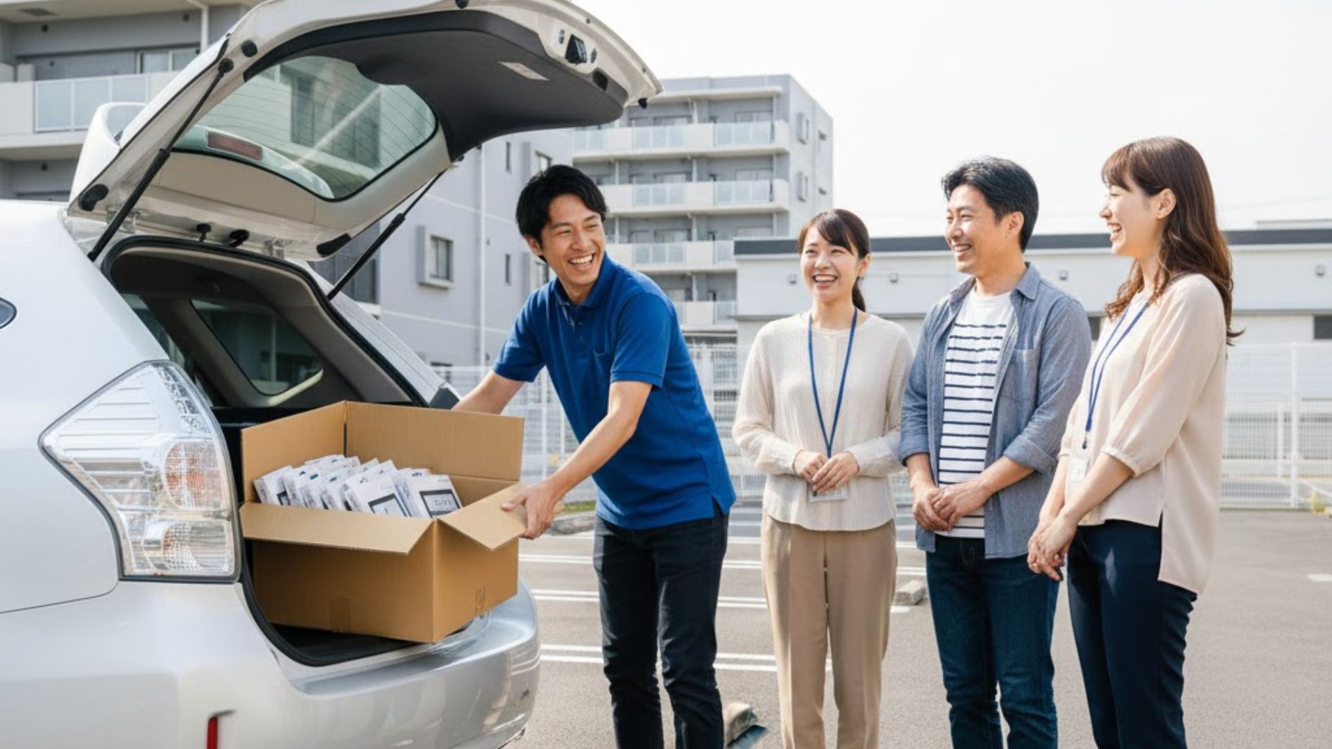 宅配買取の様子