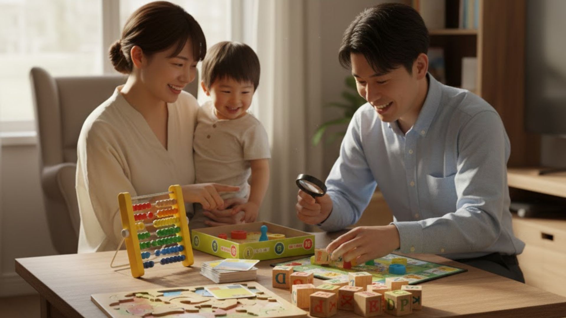 知的玩具・知育玩具の査定風景