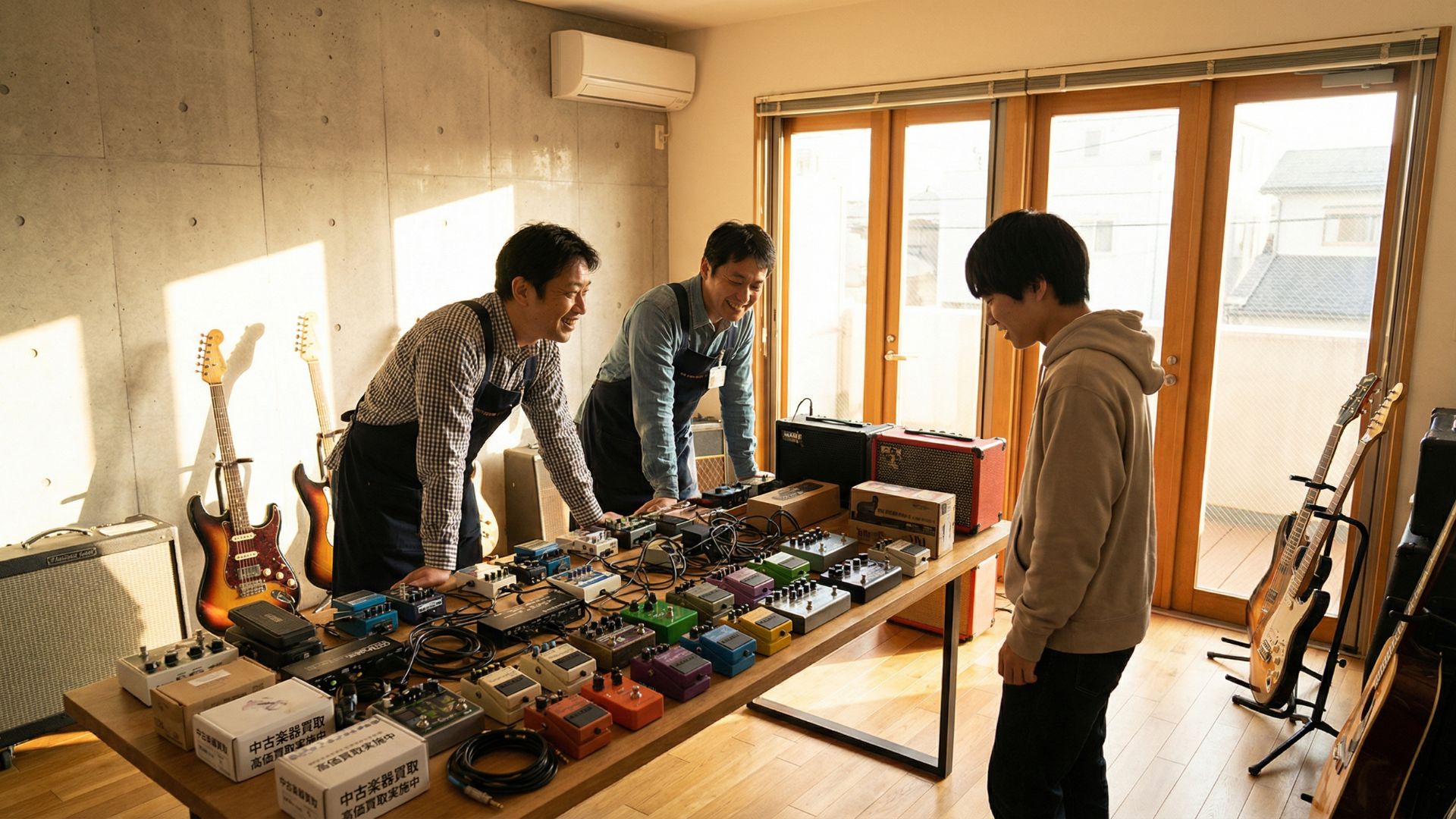 ギターアンプ・エフェクターまとめて買取