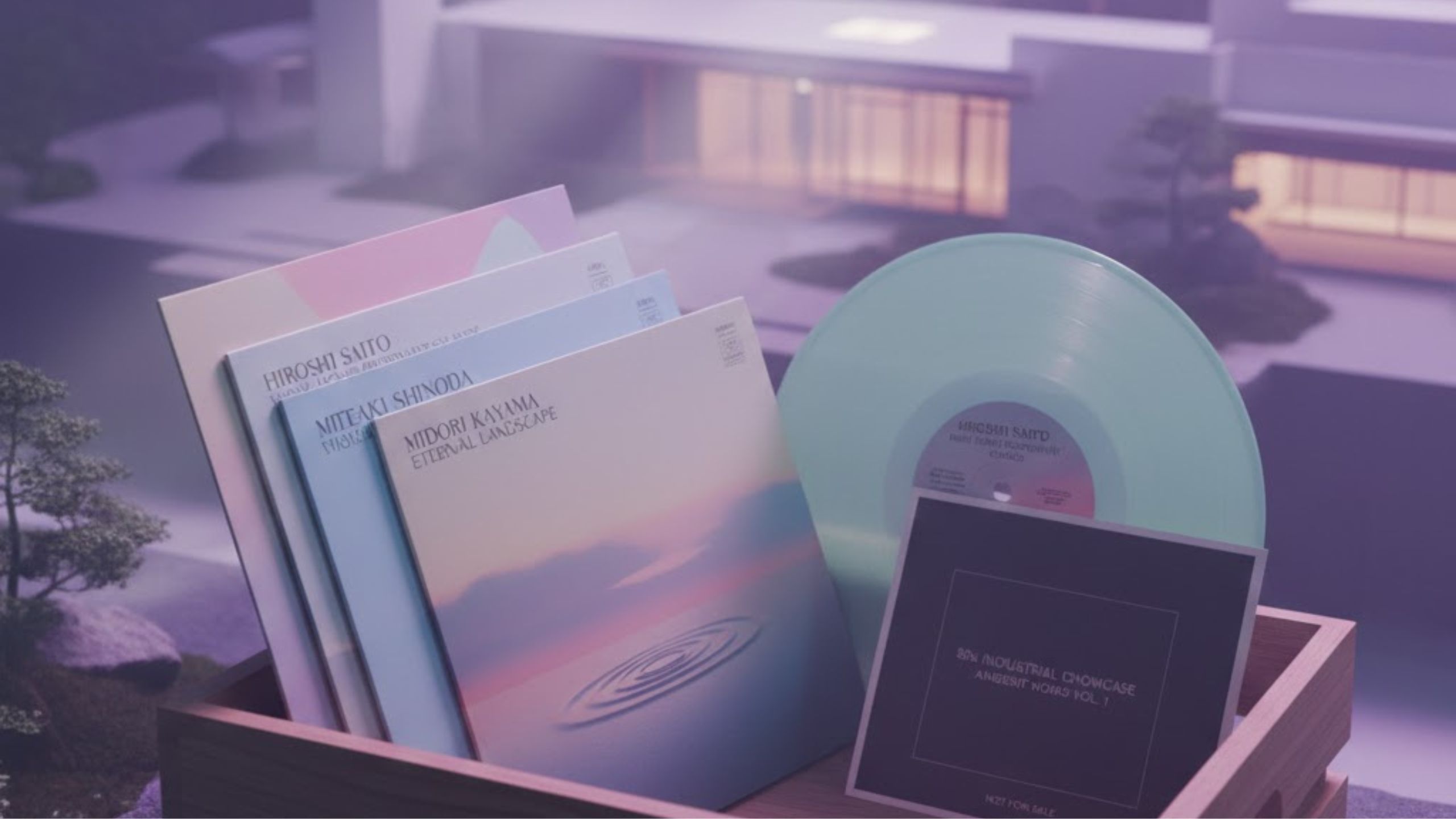 吉村弘などのミニマルな環境音楽レコード