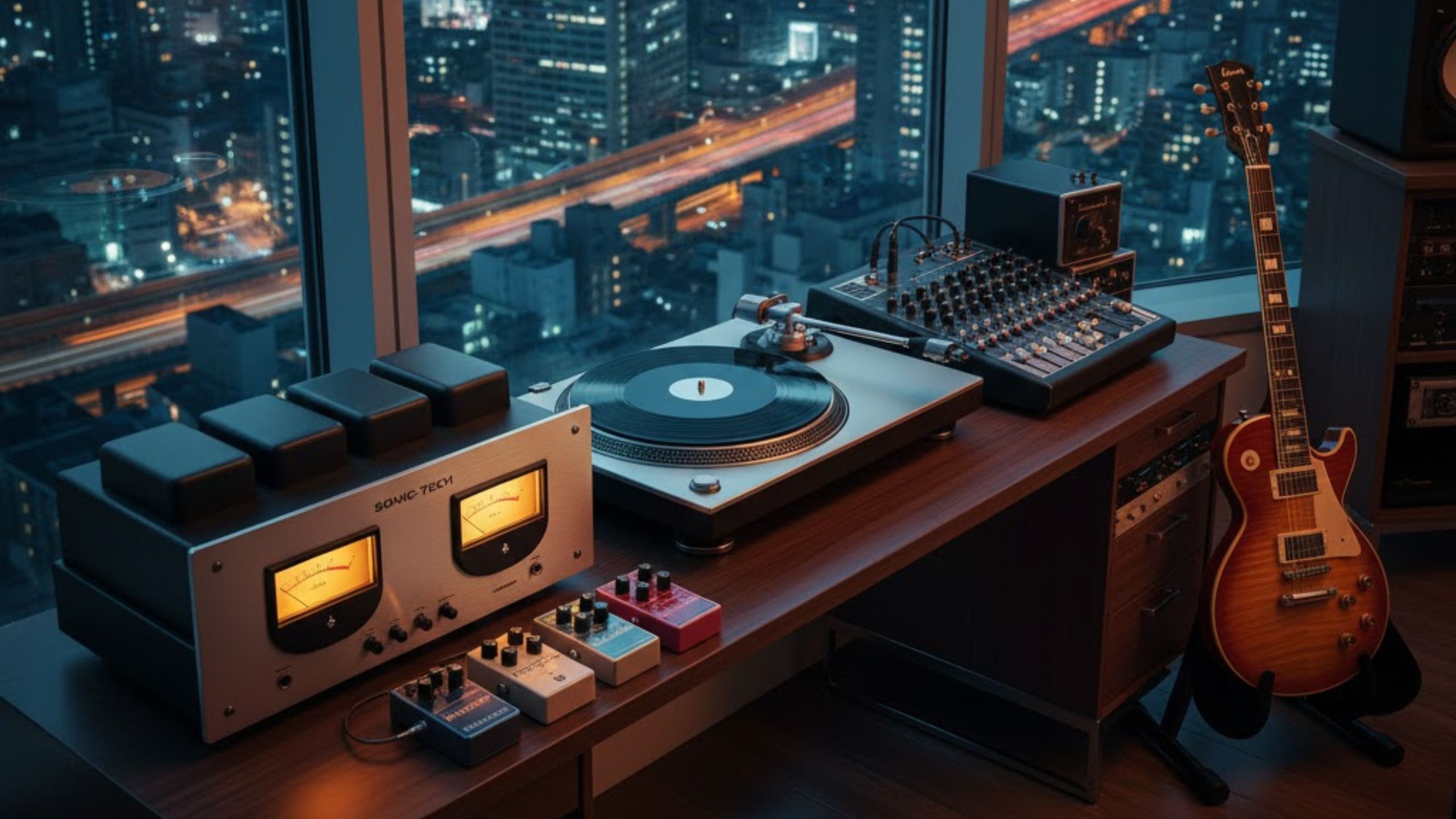 名機ターンテーブルやエフェクター