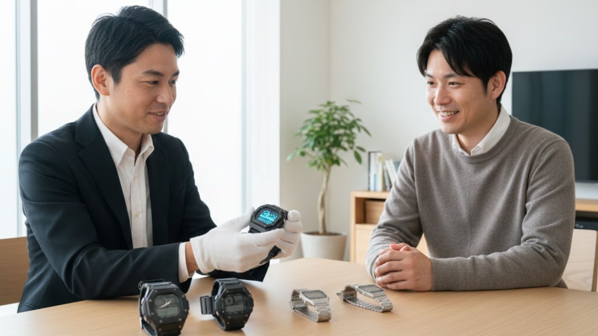 G-SHOCK精密査定の様子