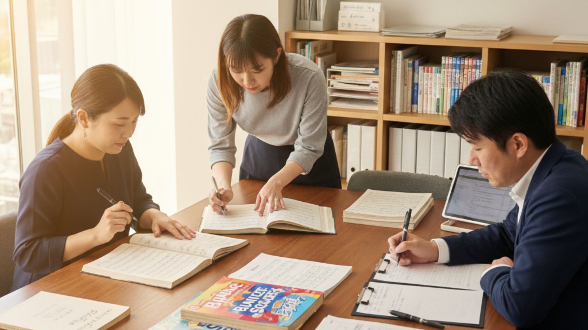 楽譜の査定風景