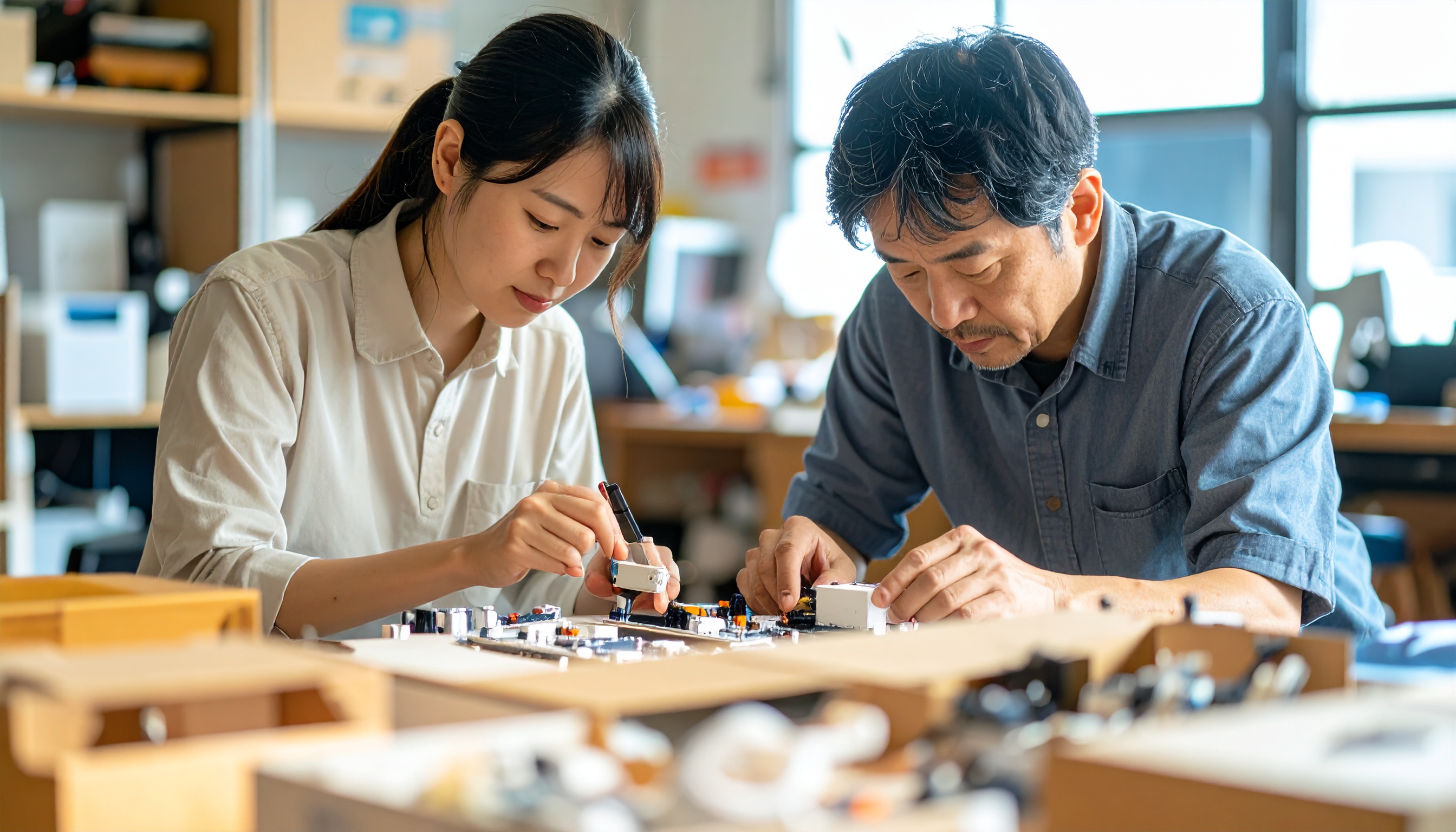 ガンプラ査定風景イメージ