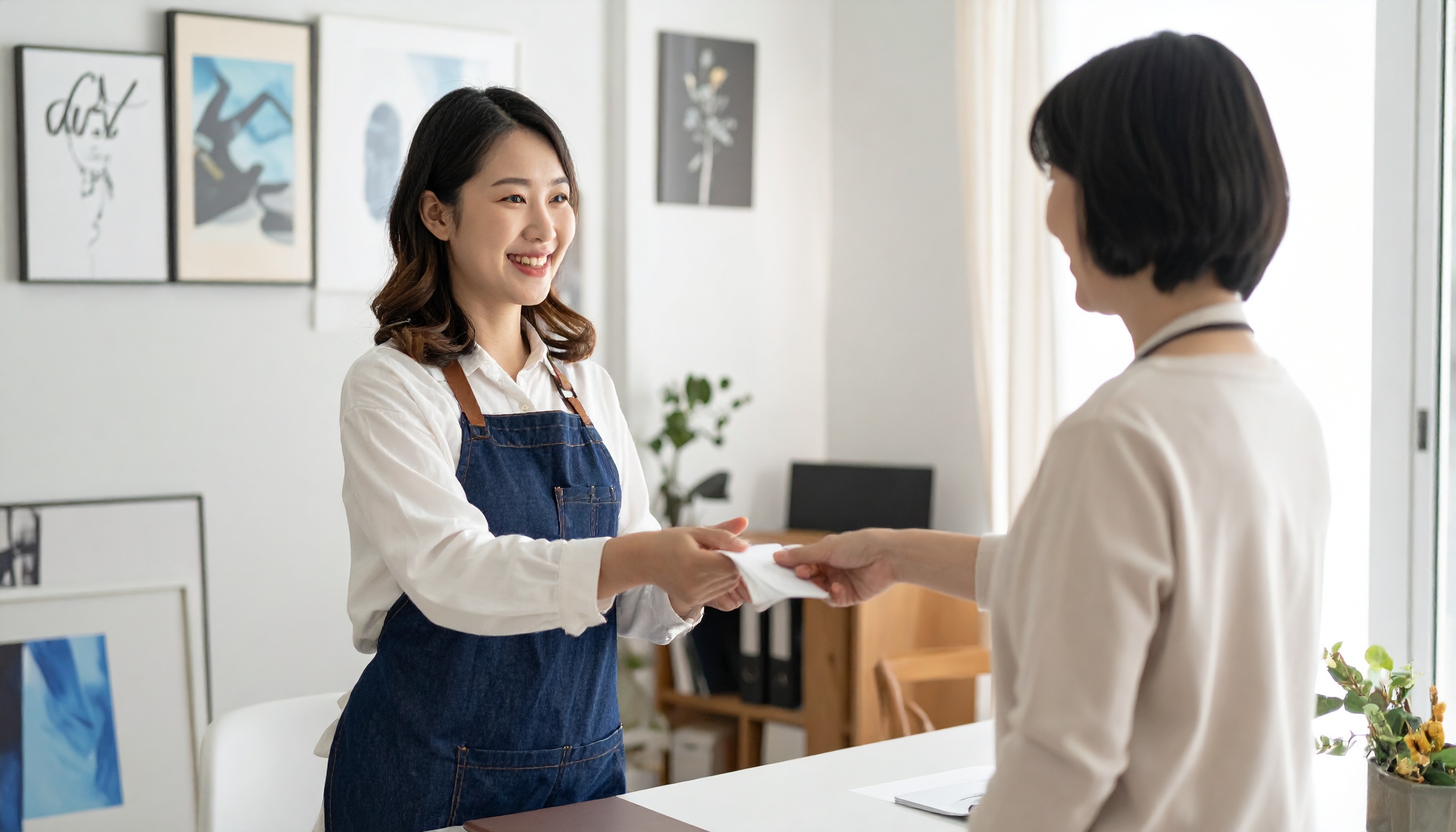 作品買取のスムーズな手続きイメージ