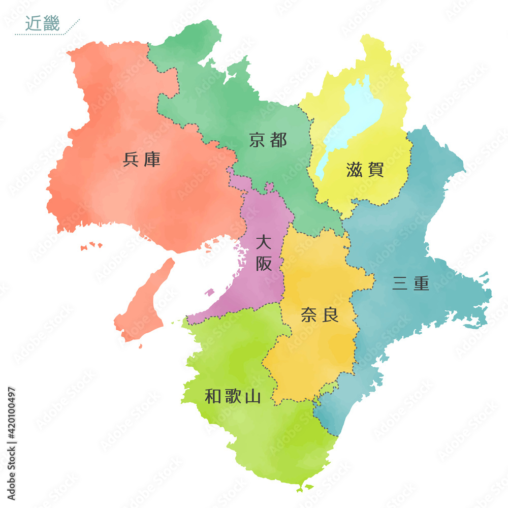 関西エリア地図