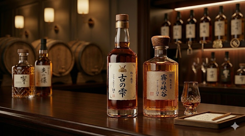 ニッカ余市・竹鶴の買取銘柄イメージ