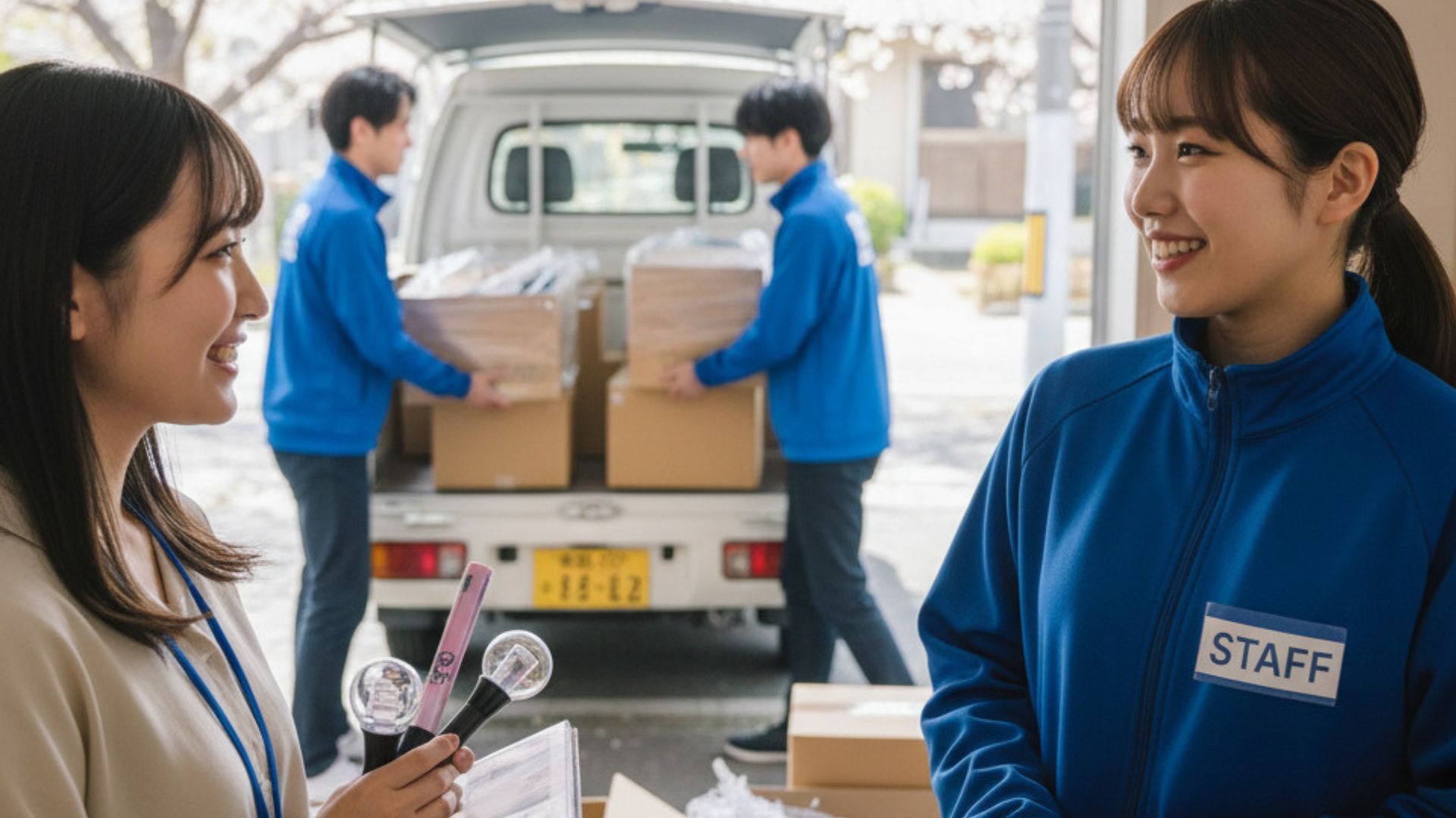 K-POPグッズ買取のスムーズな手続きイメージ