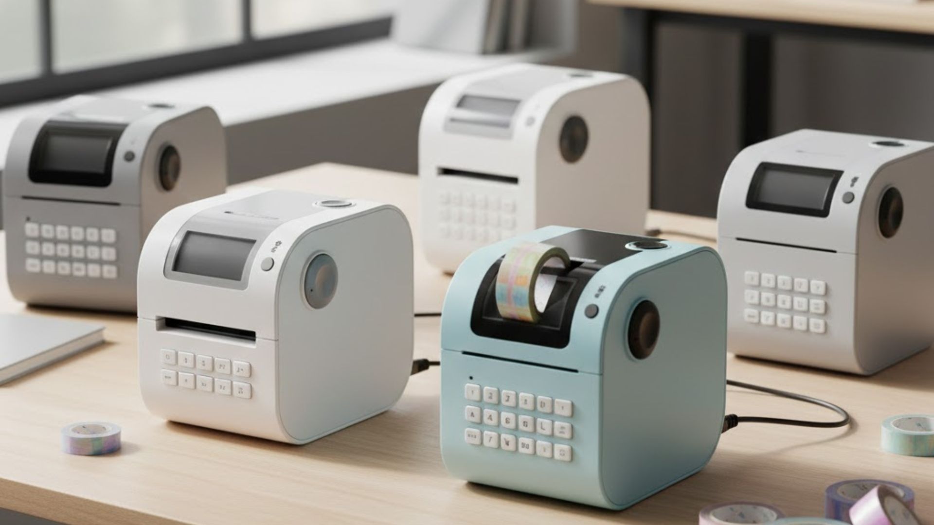 使用済みラベルライター