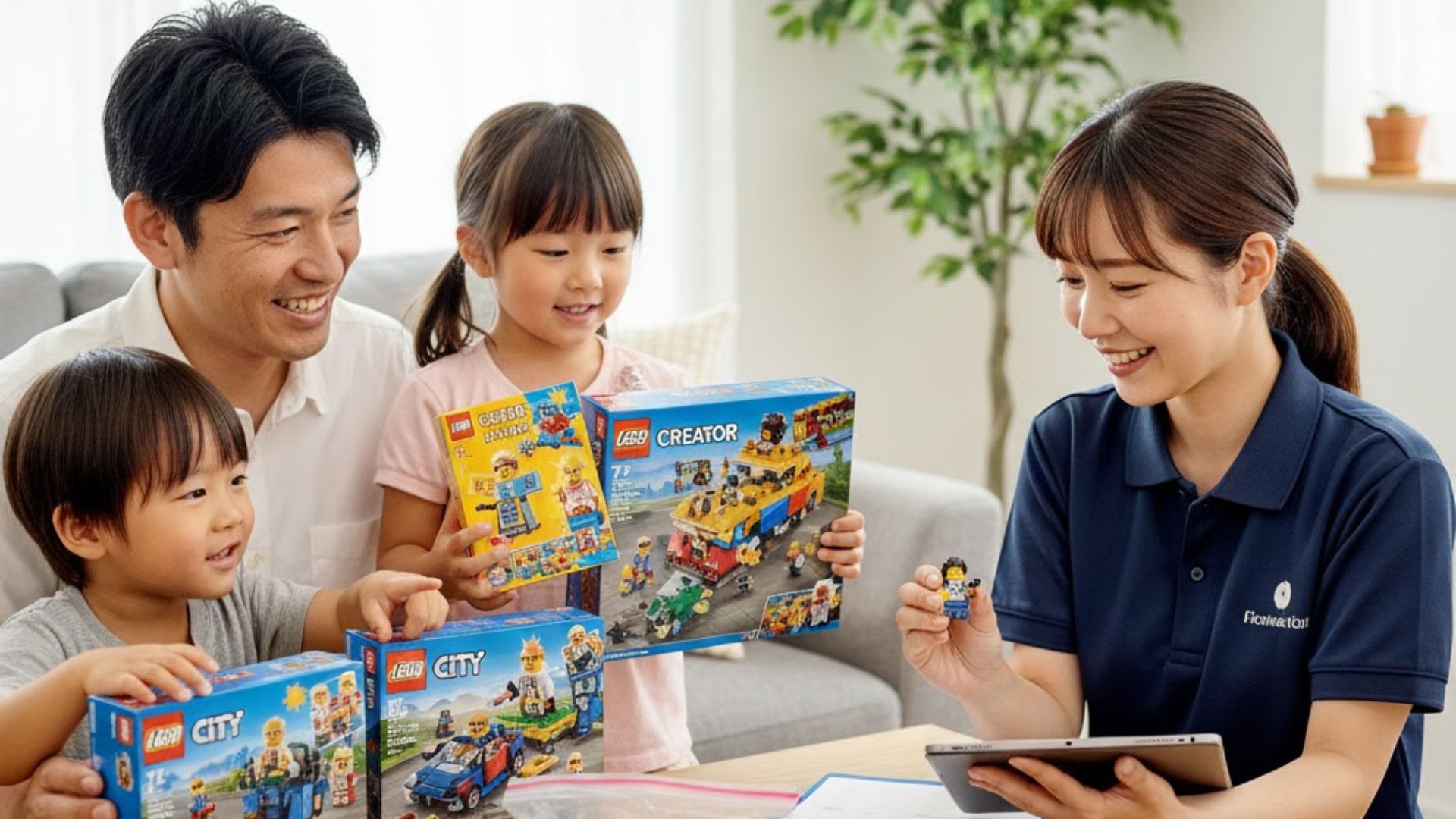 LEGOブロックの査定風景