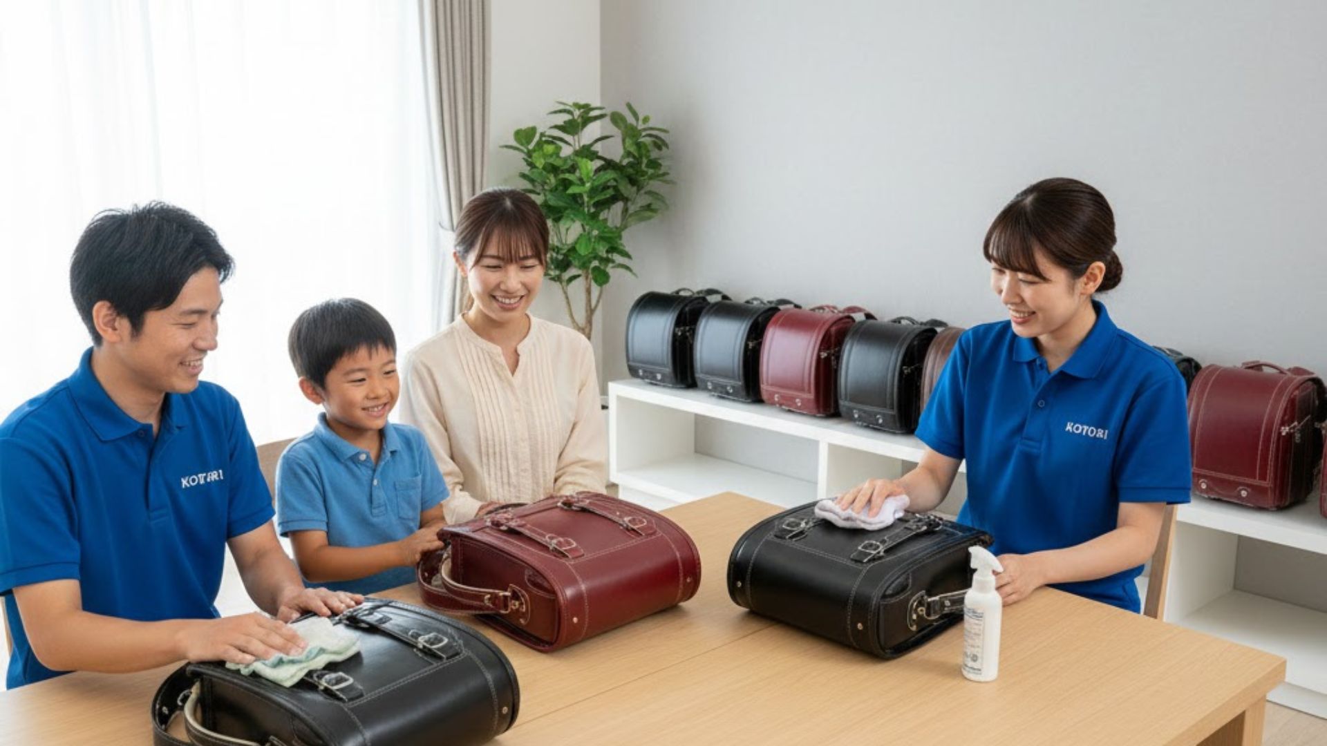 ランドセル査定風景