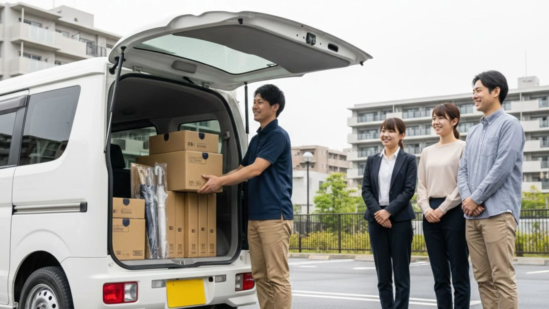 宅配買取の様子