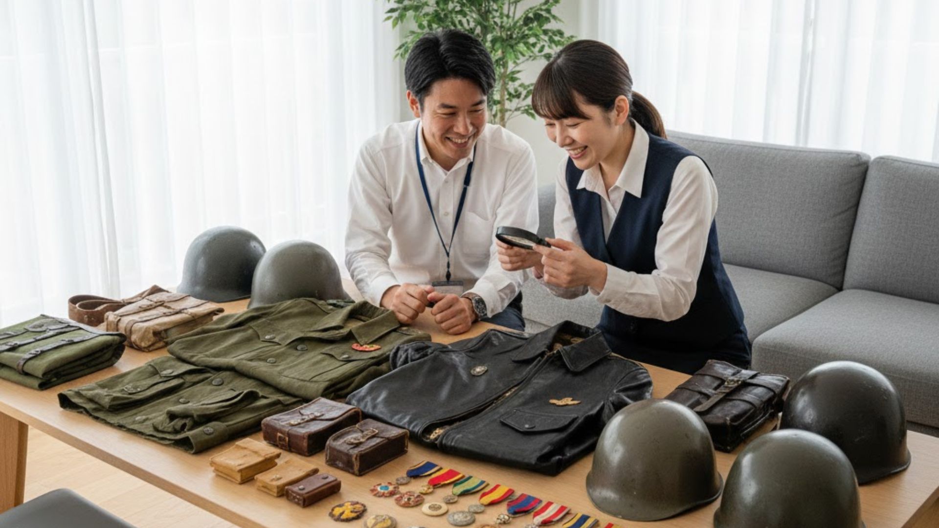 ミリタリーグッズまとめて買取