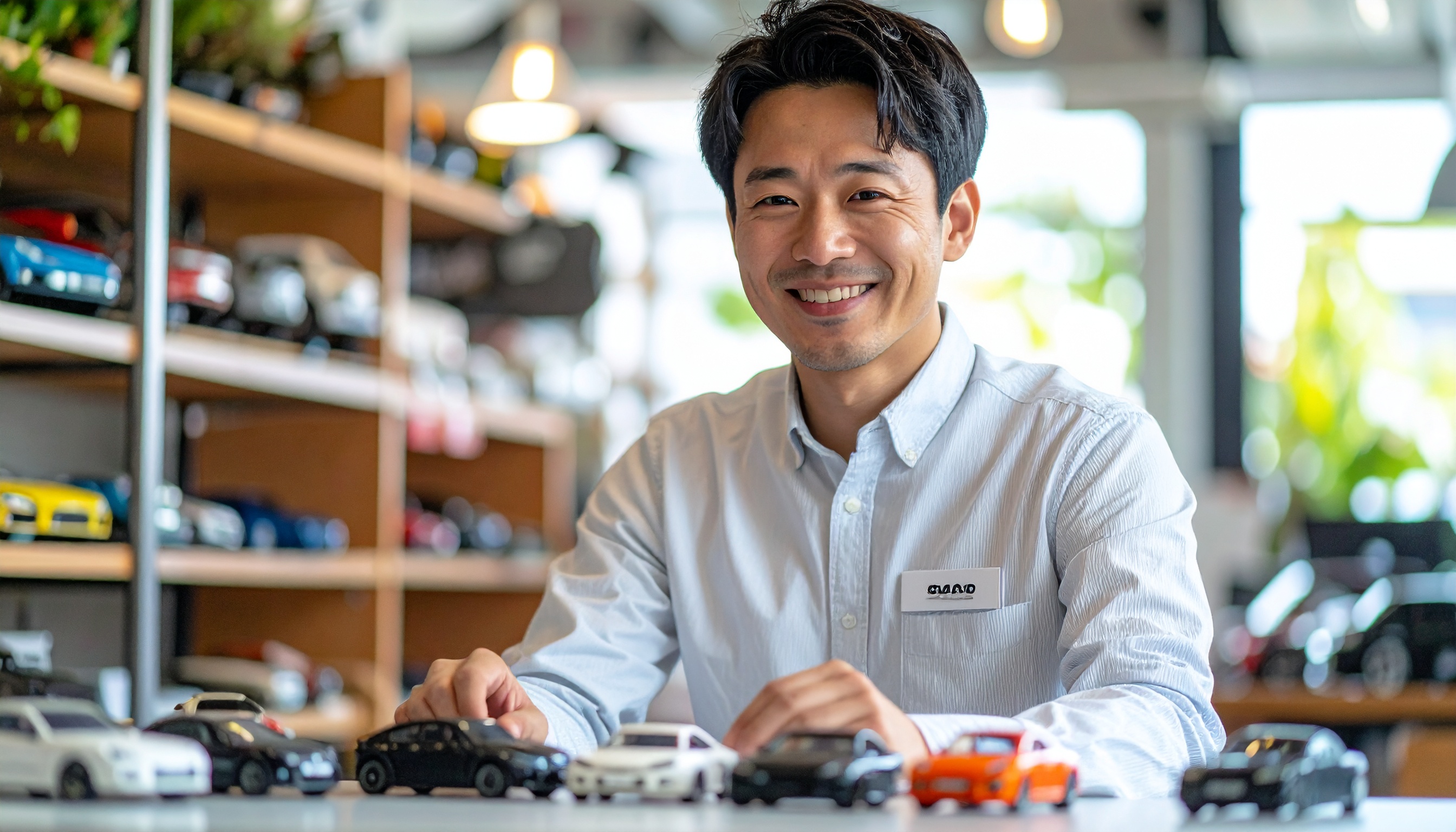 ミニカー査定風景イメージ