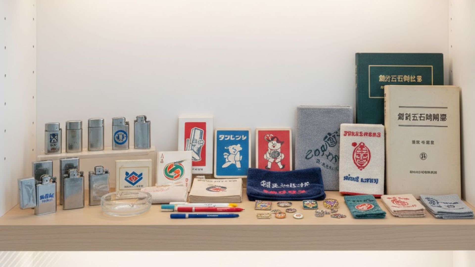 昭和・平成の企業ロゴ入り実用品買取イメージ