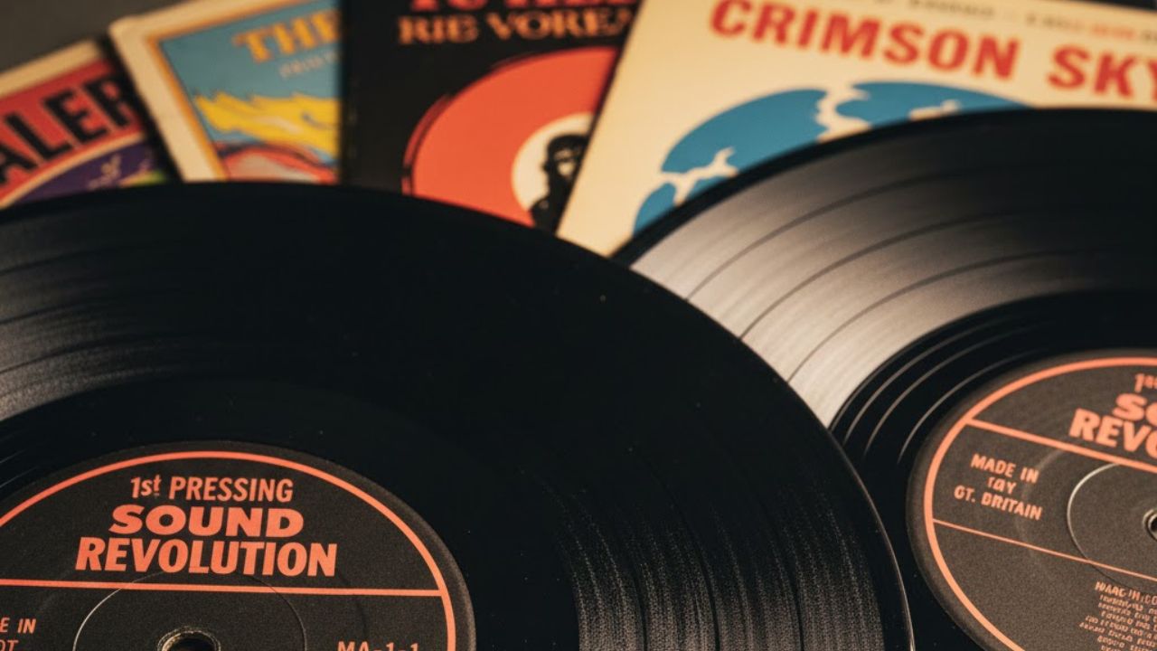 稀少なUKオリジナル盤（ビートルズ、ピンクフロイド等）の精密査定。マトリクス1/1や初回ラベルを重点評価します。