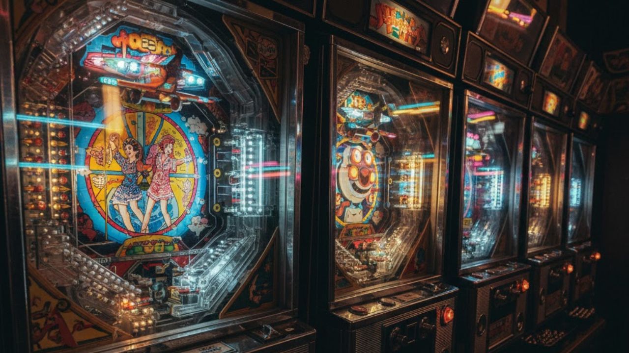 レトロパチンコ台 ゼロタイガーやバレリーナなどの役物機