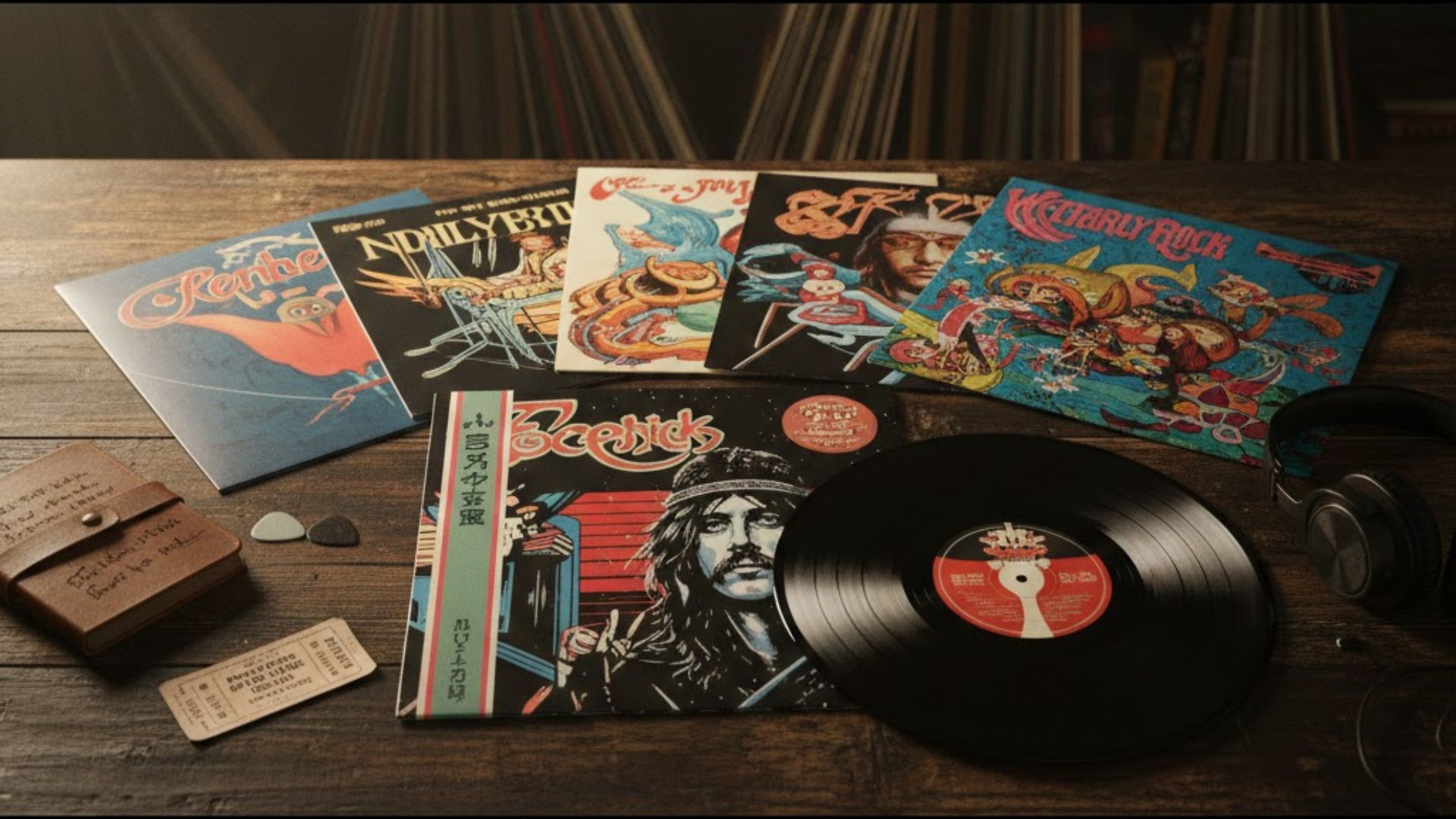 クラシックロック名盤レコードの買取イメージ