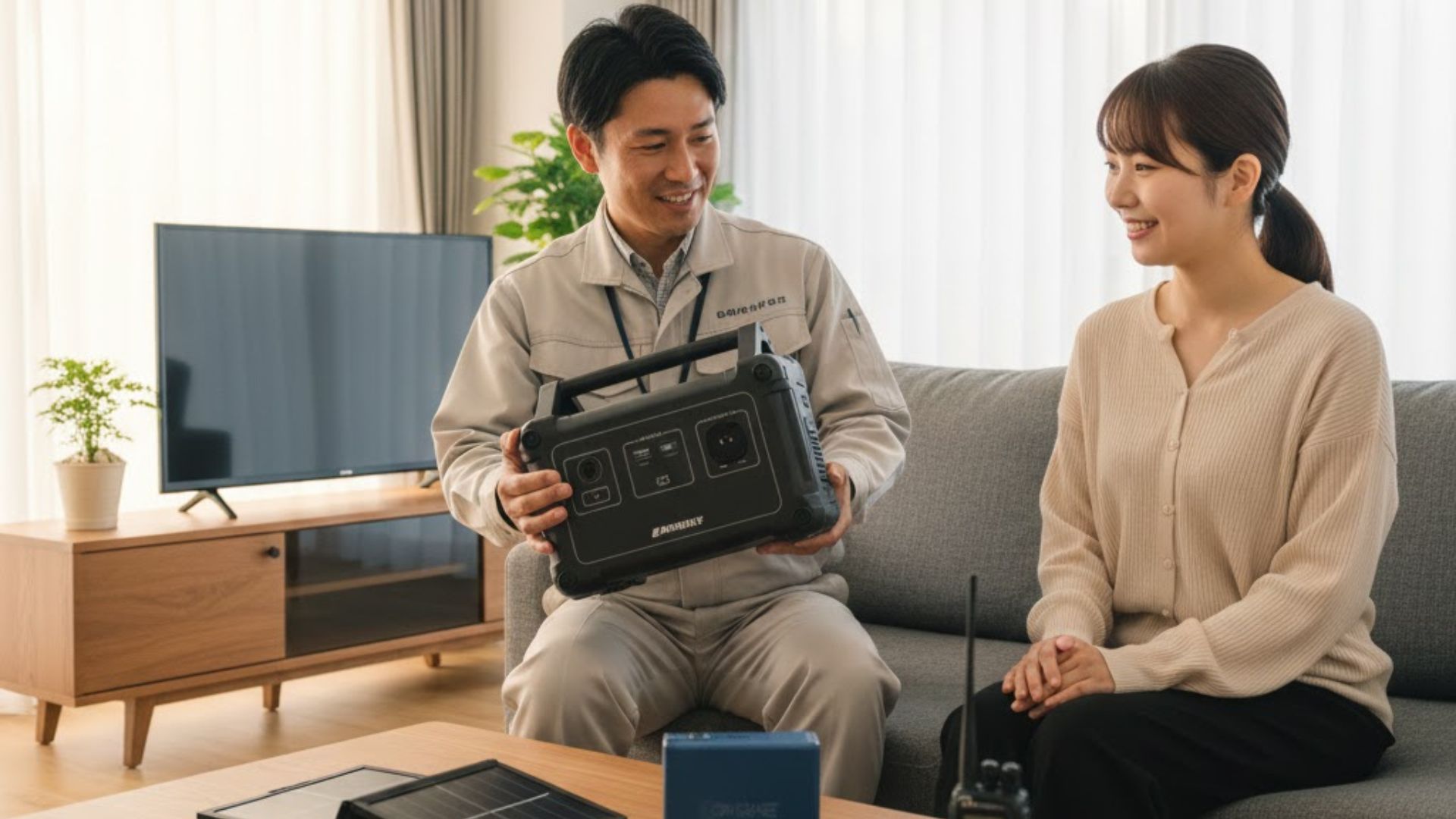 ポータブル電源の査定風景