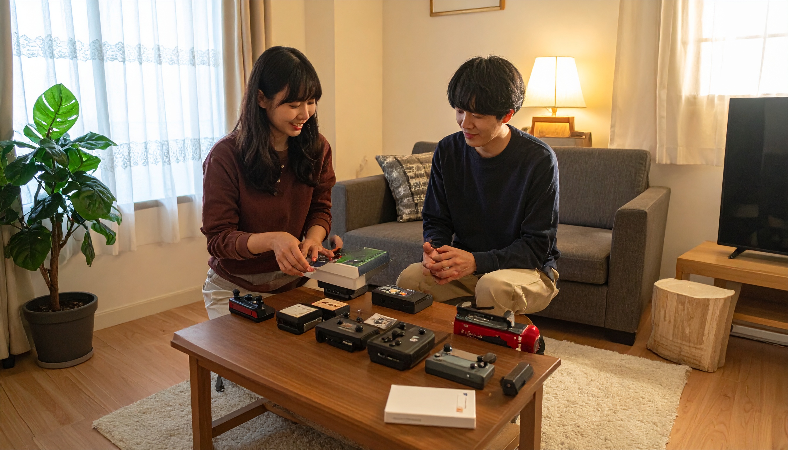 レトロゲーム査定風景