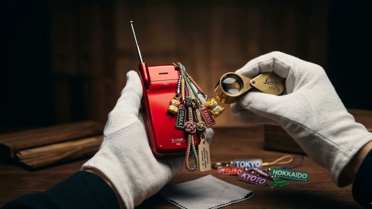 レトロストラップ鑑定風景