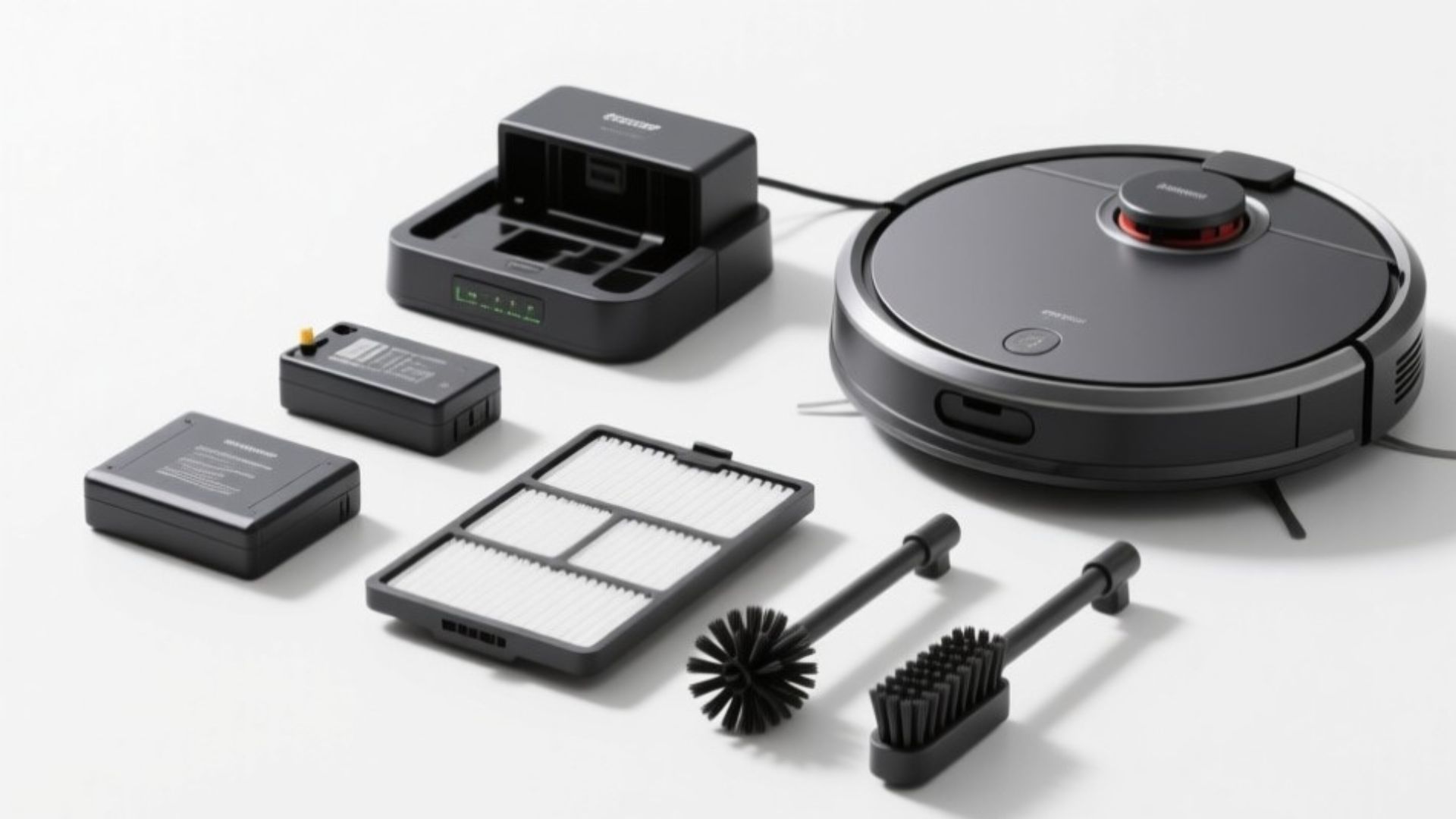 ロボット掃除機の充電台・バッテリー・フィルター