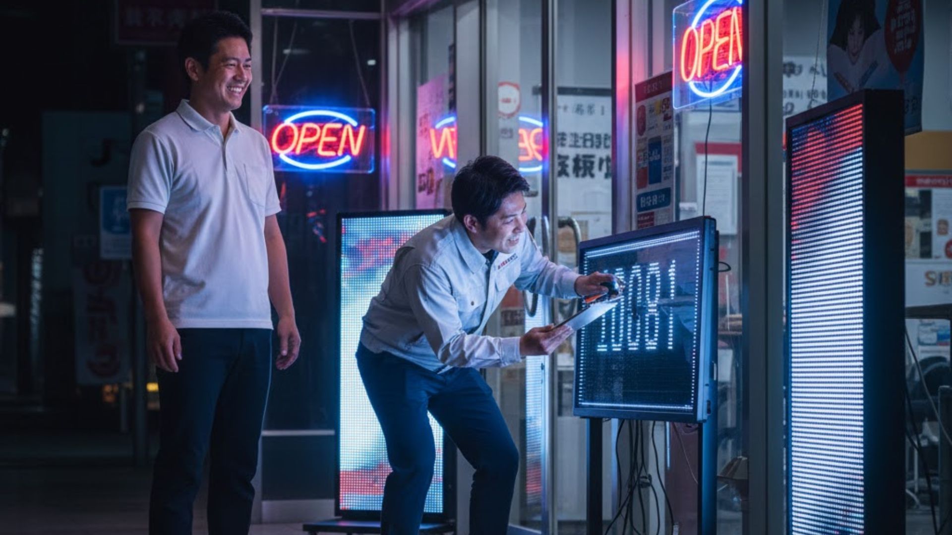 看板・LEDサイン査定風景