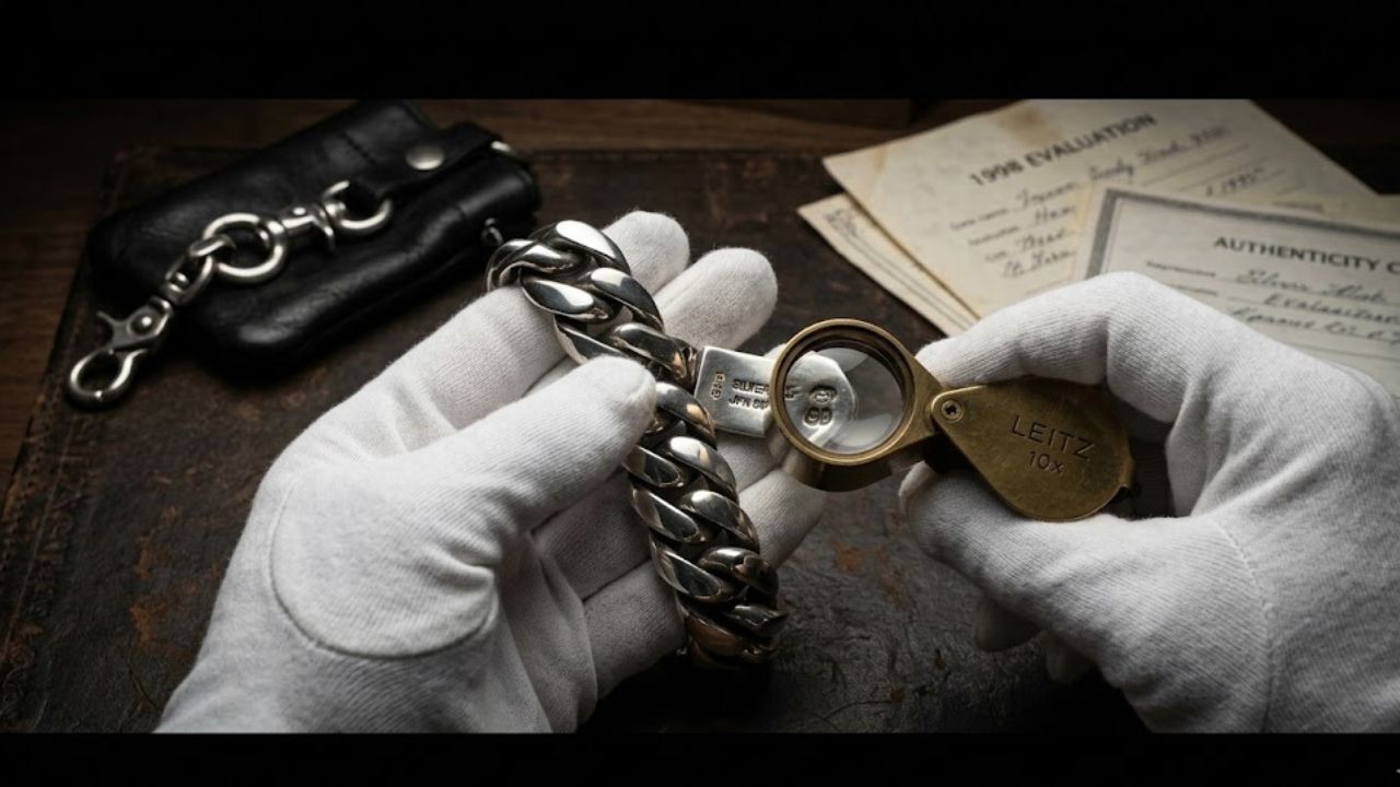 ヴィンテージシルバー専門鑑定風景