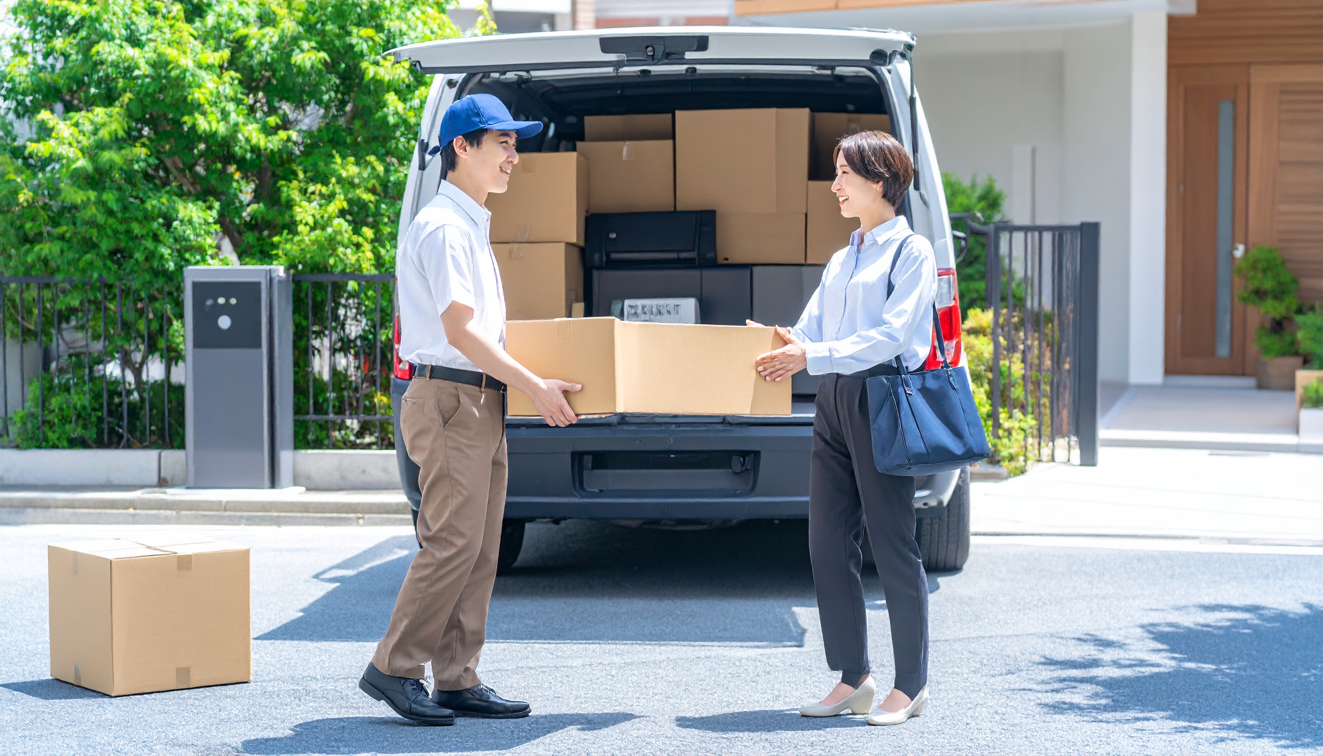 出張・宅配買取サービスの様子